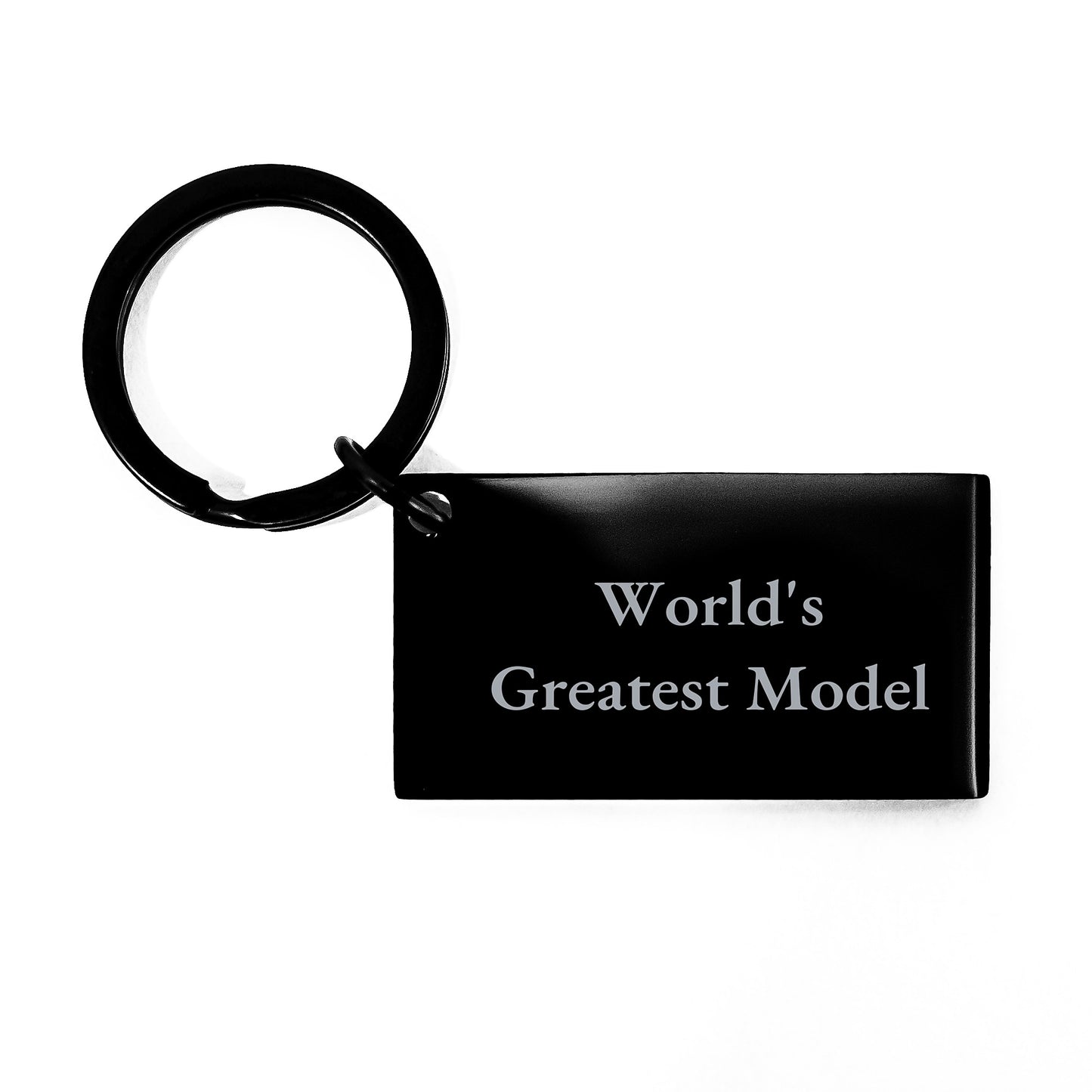 World's Greatest Model Keychain Gifts from Best Friends for Model - Image 1