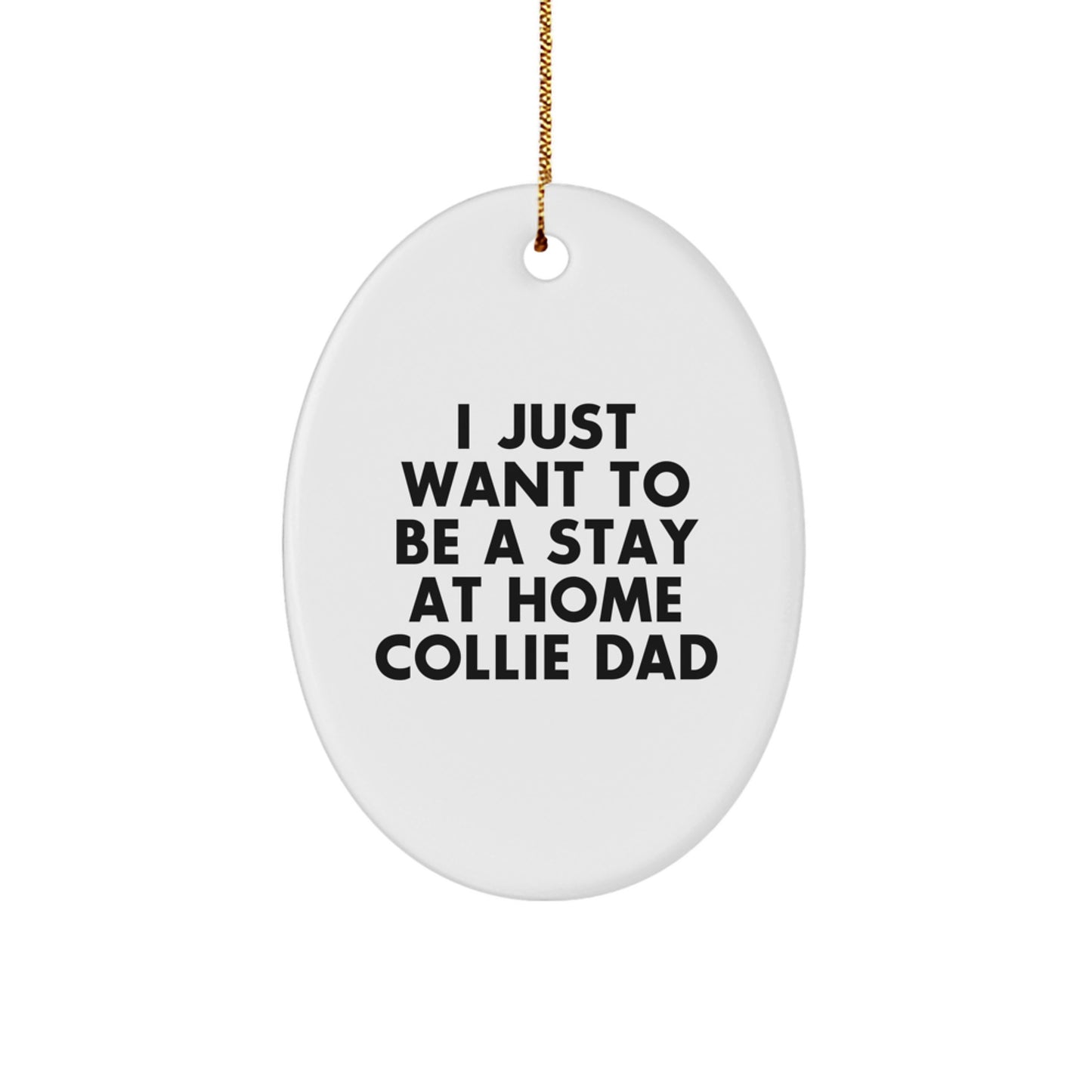 Funny Collie Dog Gifts for Men Dad Collie Dad Christmas Unique Gifts from Son - Image 1