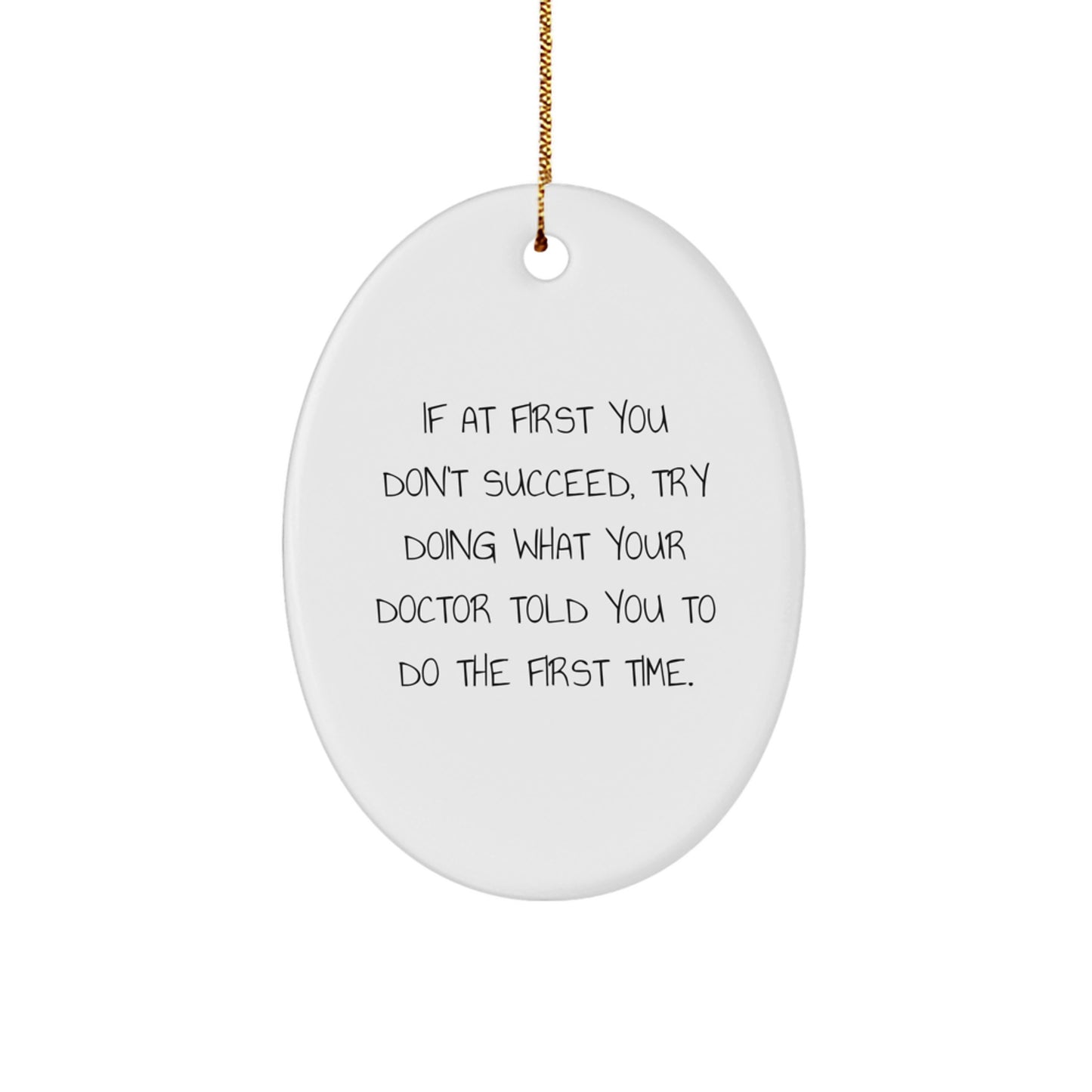 Doctor Keepsake Christmas Ornament for Him Gift - Image 1