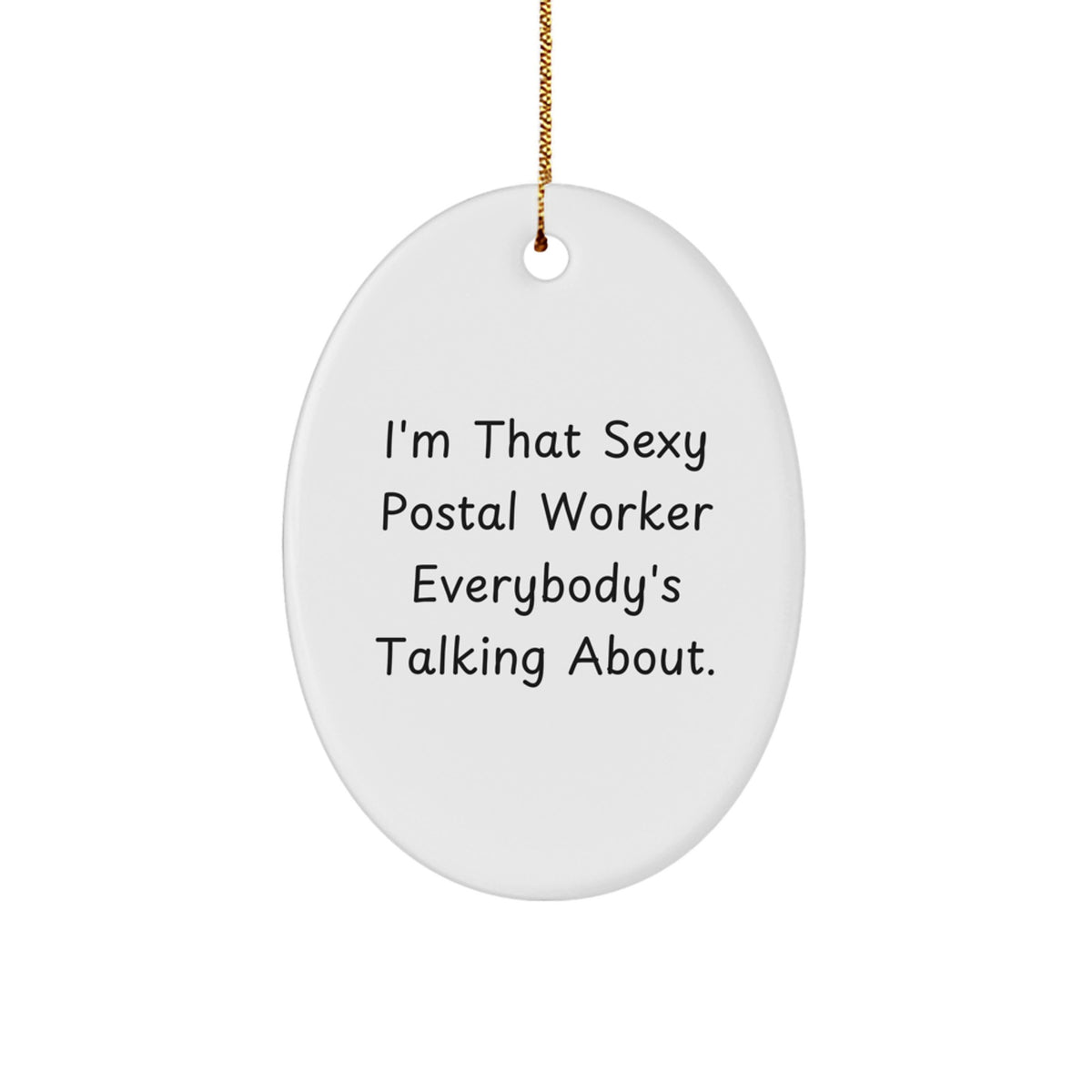Postal Worker Treasure Bright Christmas Ornament for Family Gift - Image 1