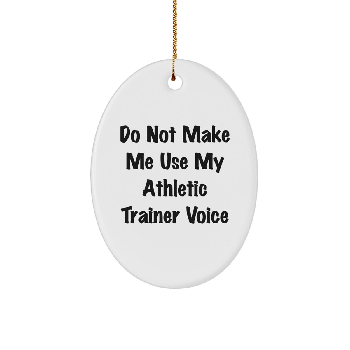Athletic Trainer Holiday Tree Christmas Ornament Keepsake for Him Gift - Image 1