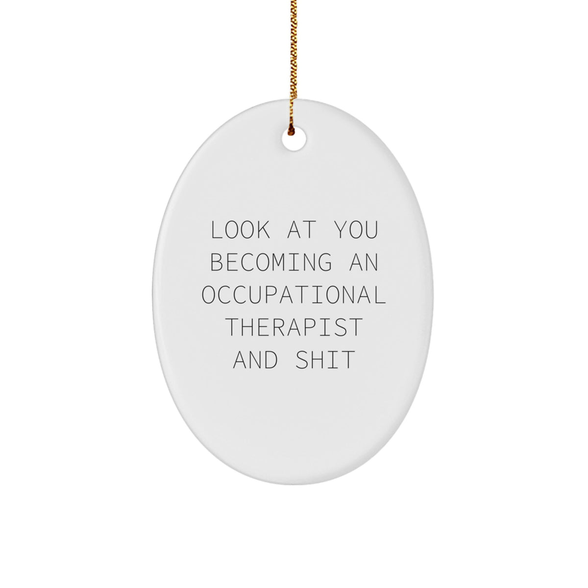 Occupational Therapist Christmas Ornament Look at You Gift for Her - Image 1