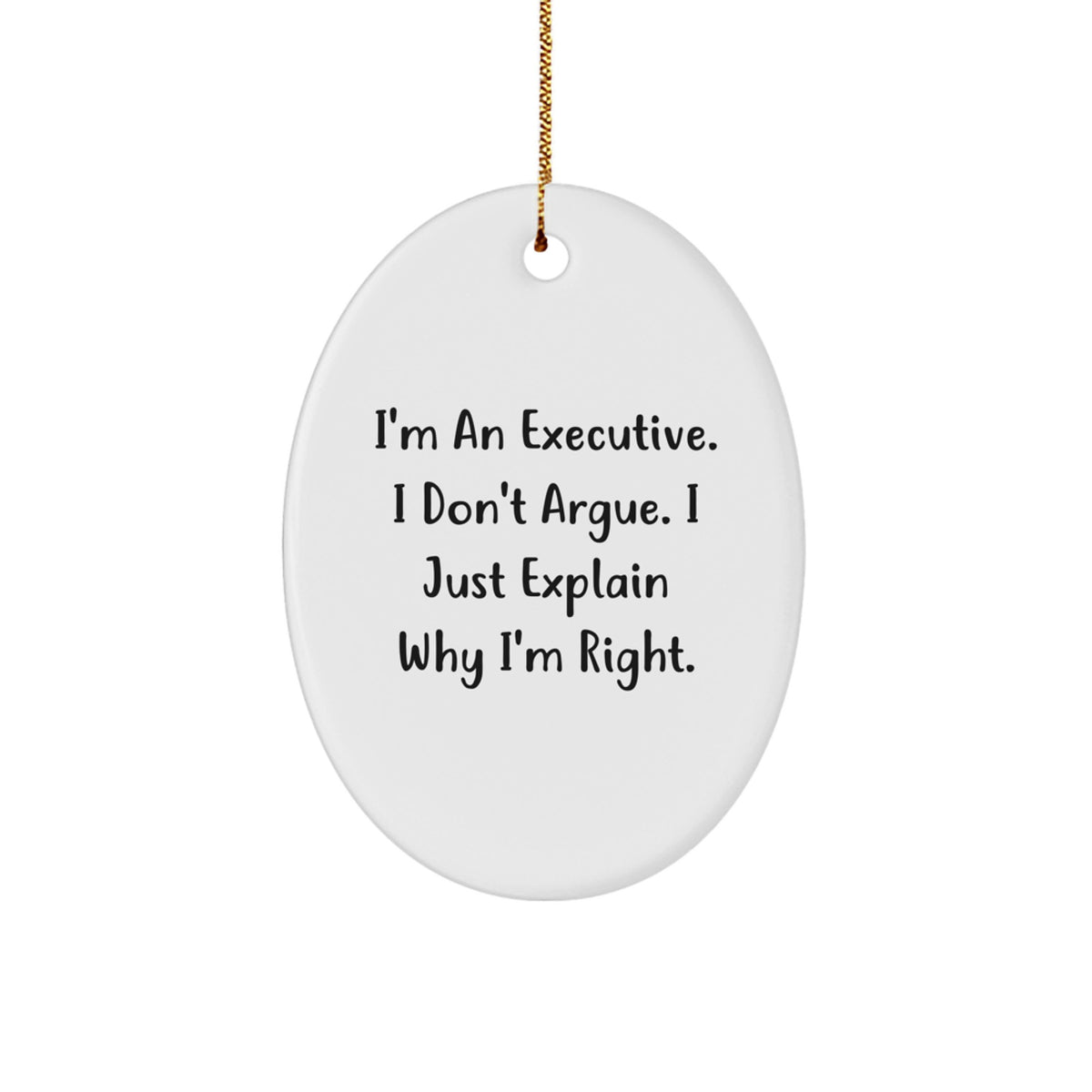 Executive Keepsake Christmas Ornament for Him Gift – Surprise Holiday - Image 1