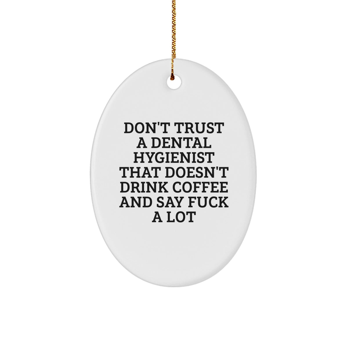 Christmas Unique Gift Dental Hygienist Christmas Ornament for Her Present - Image 1