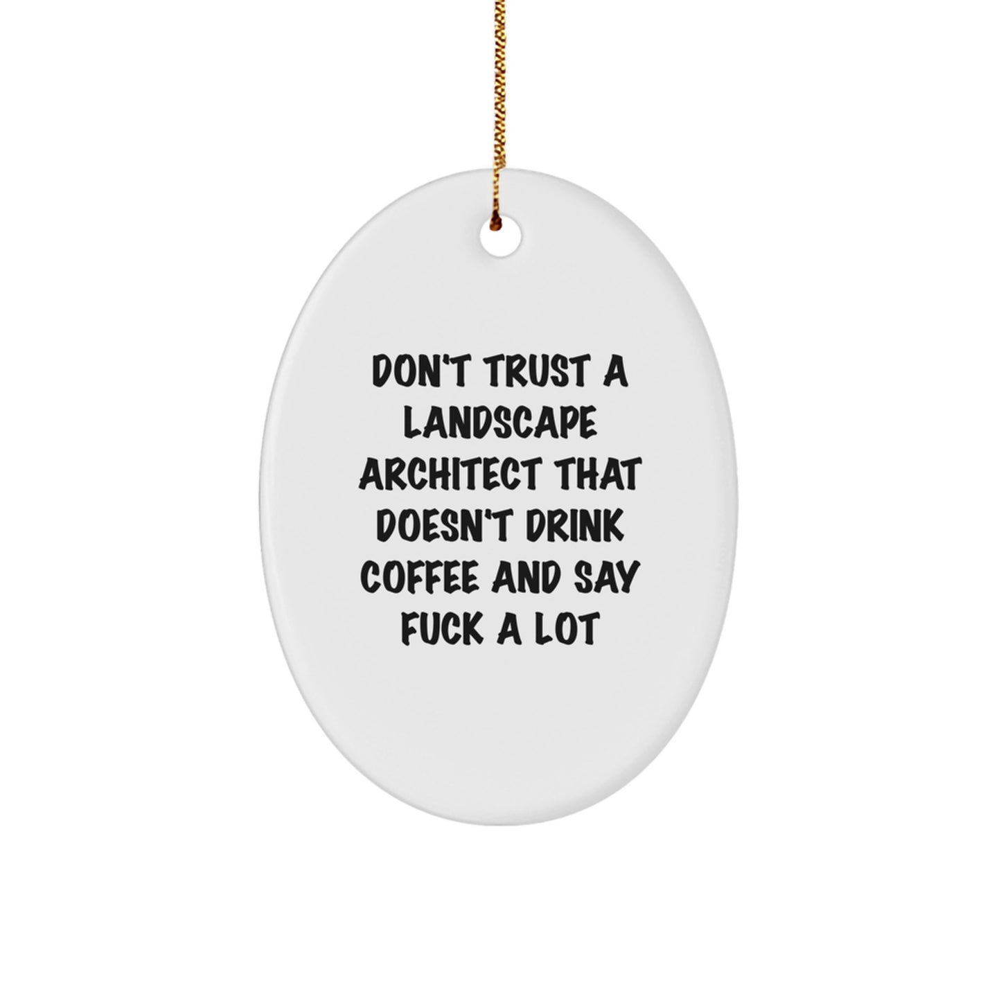 Landscape Architect Keepsake Christmas Ornament for Him Gift - Image 1