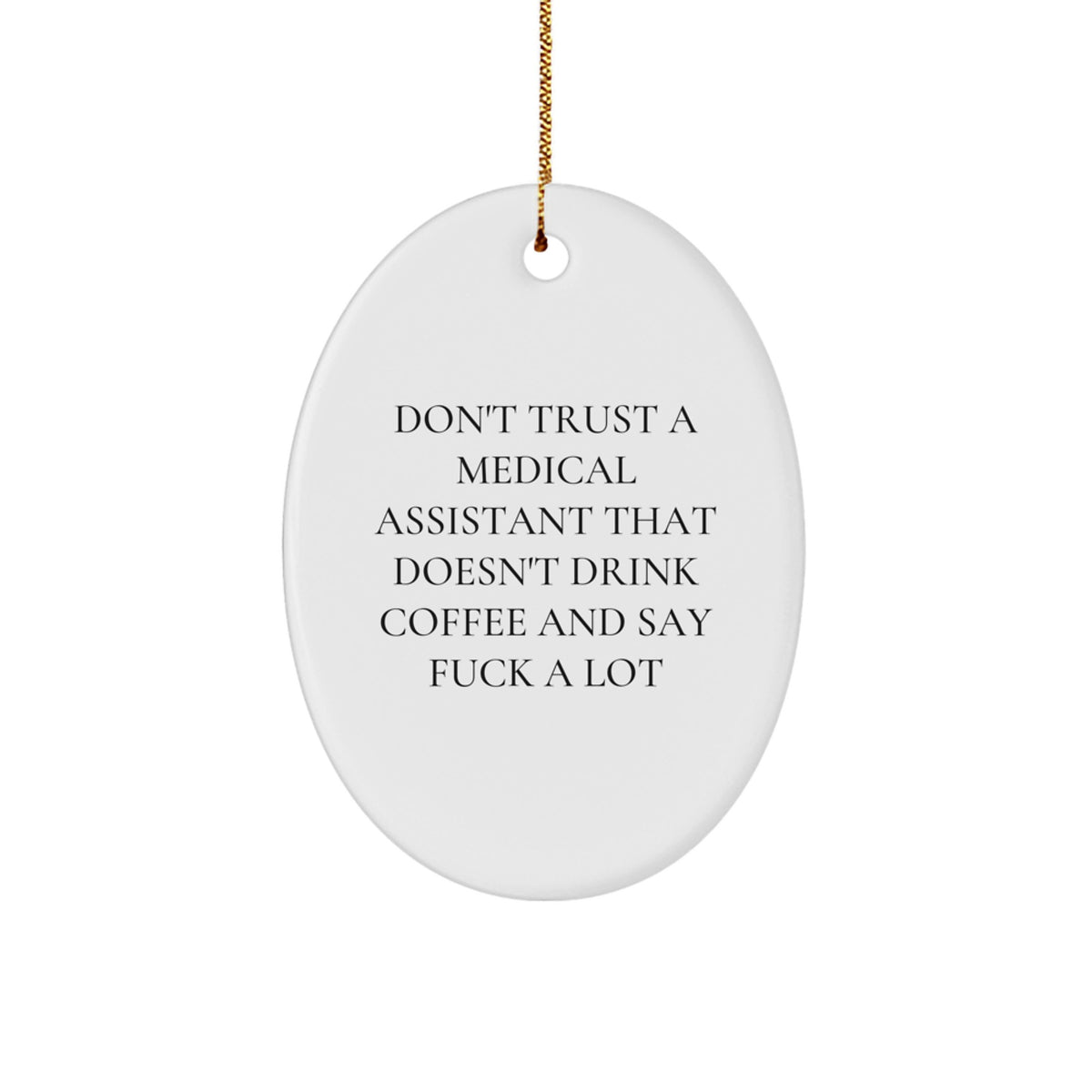 Medical Assistant Vivid Christmas Ornament Keepsake for Him Gift - Image 1