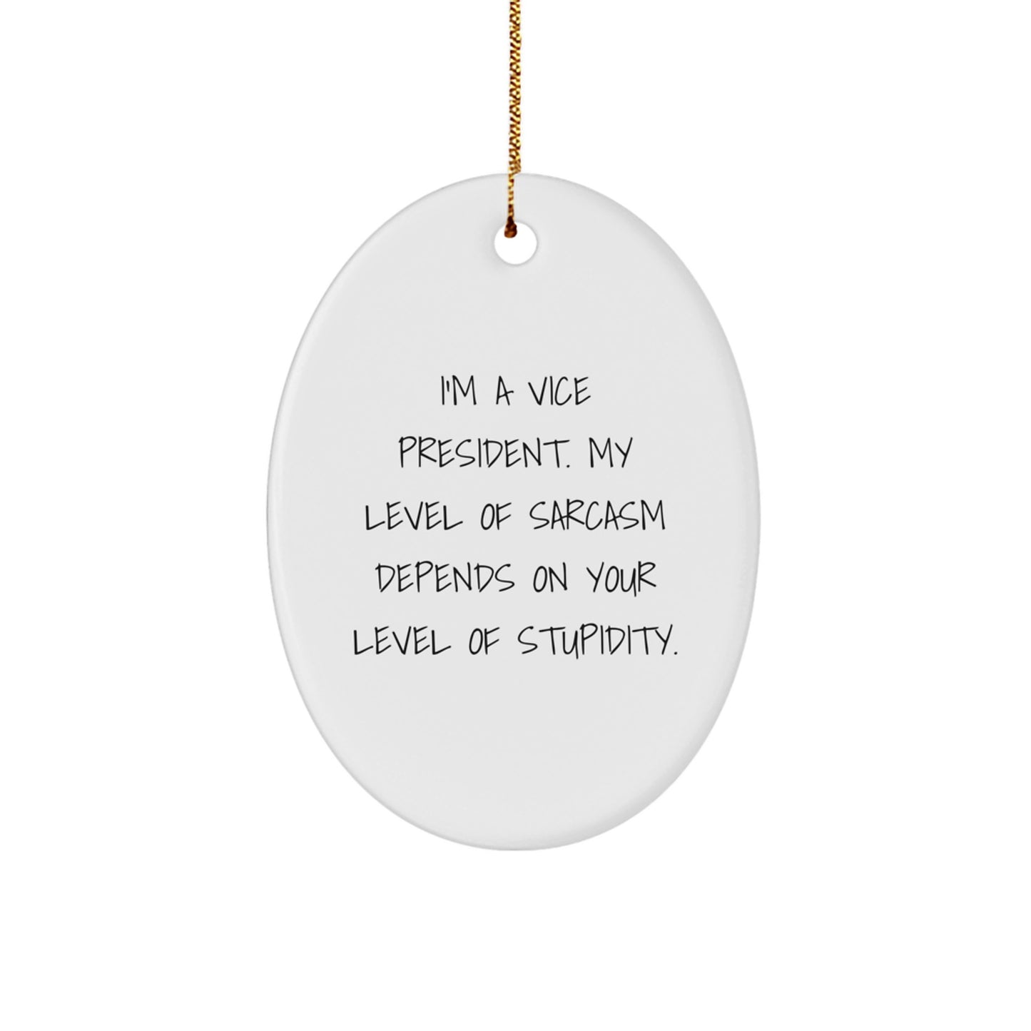 Vice President Keepsake Christmas Ornament for Him Surprise Gift - Image 1