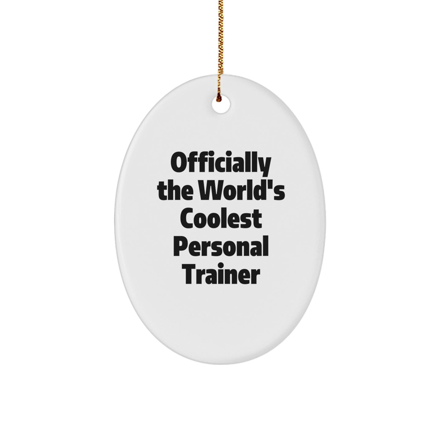 Personal Trainer Christmas Ornament Keepsake Gift for Him World's - Image 1