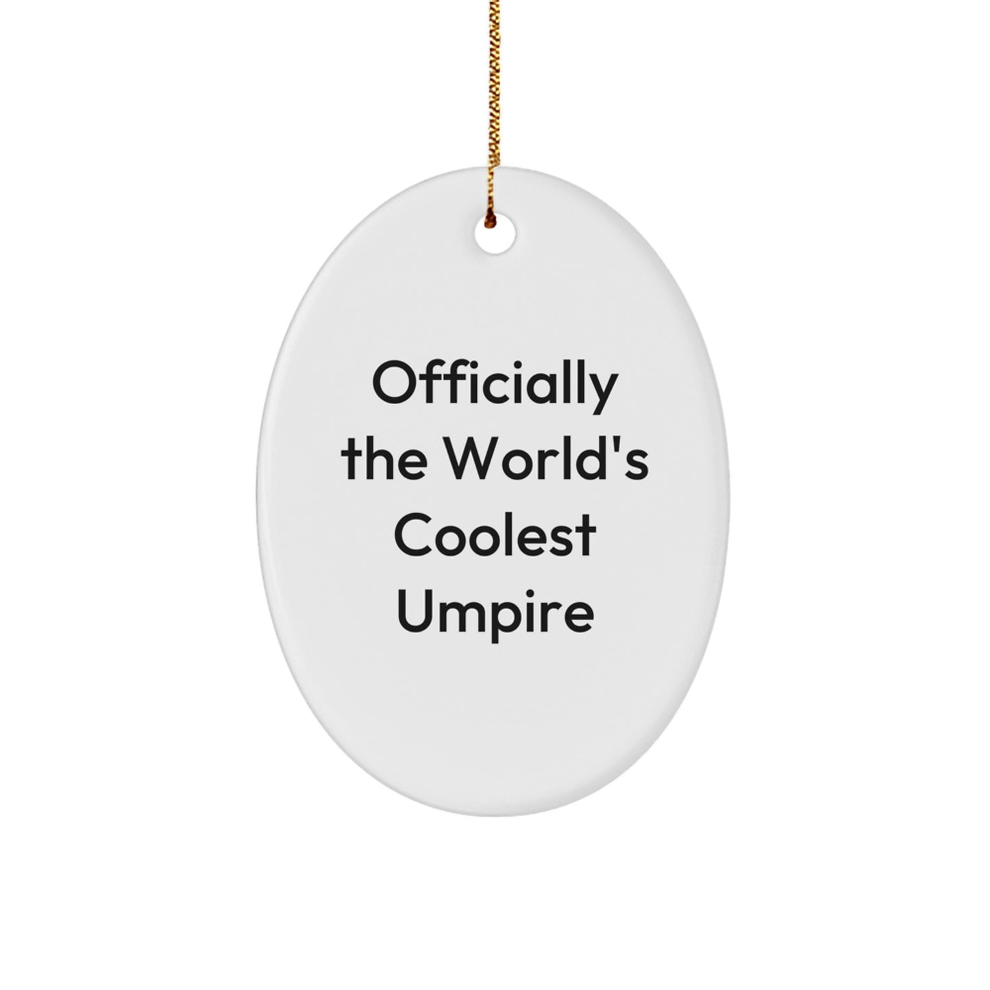 Umpire Keepsake World's Coolest Umpire Christmas Ornament for Him Gift - Image 1