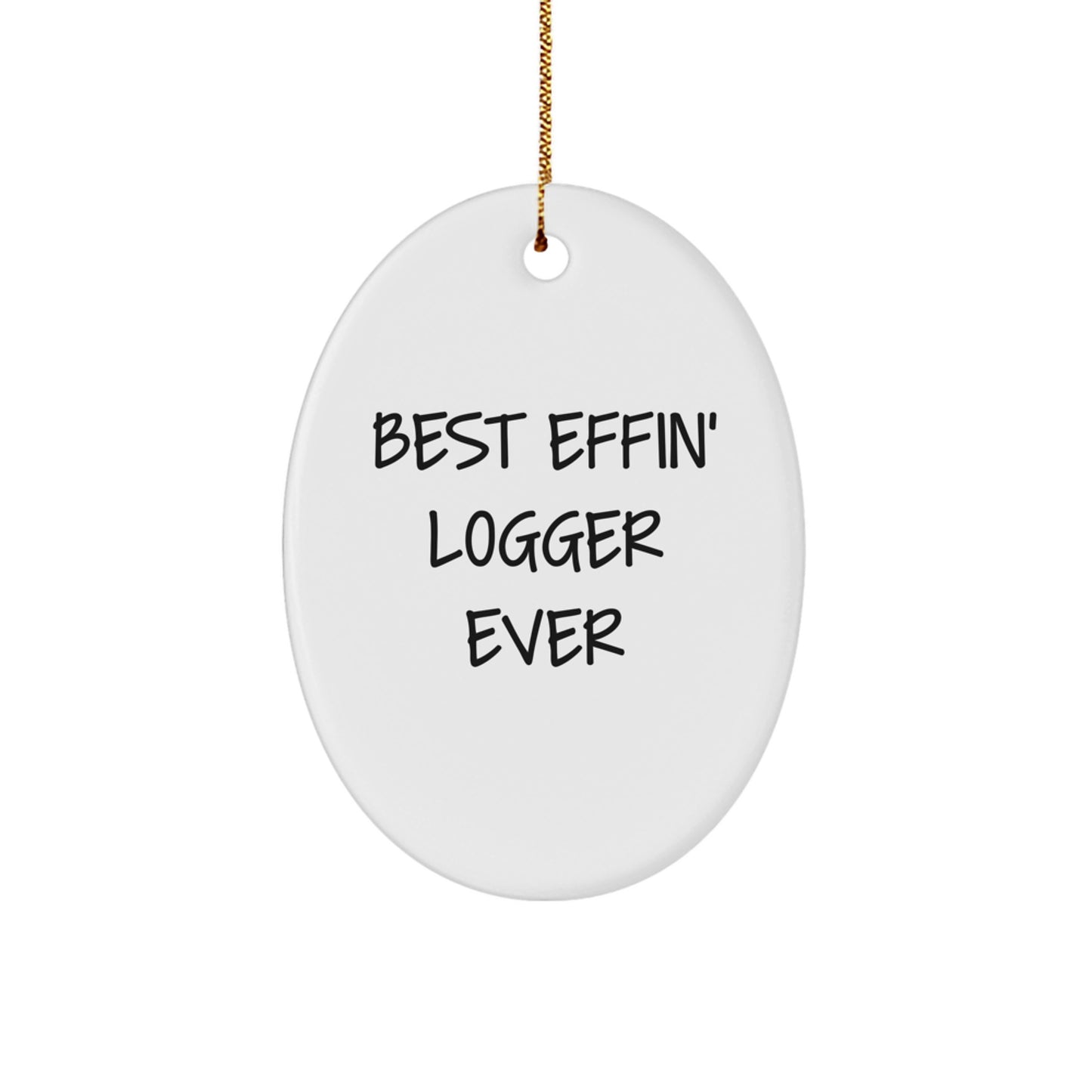 Logger Keepsake Christmas Ornament for Him Gift - Image 1
