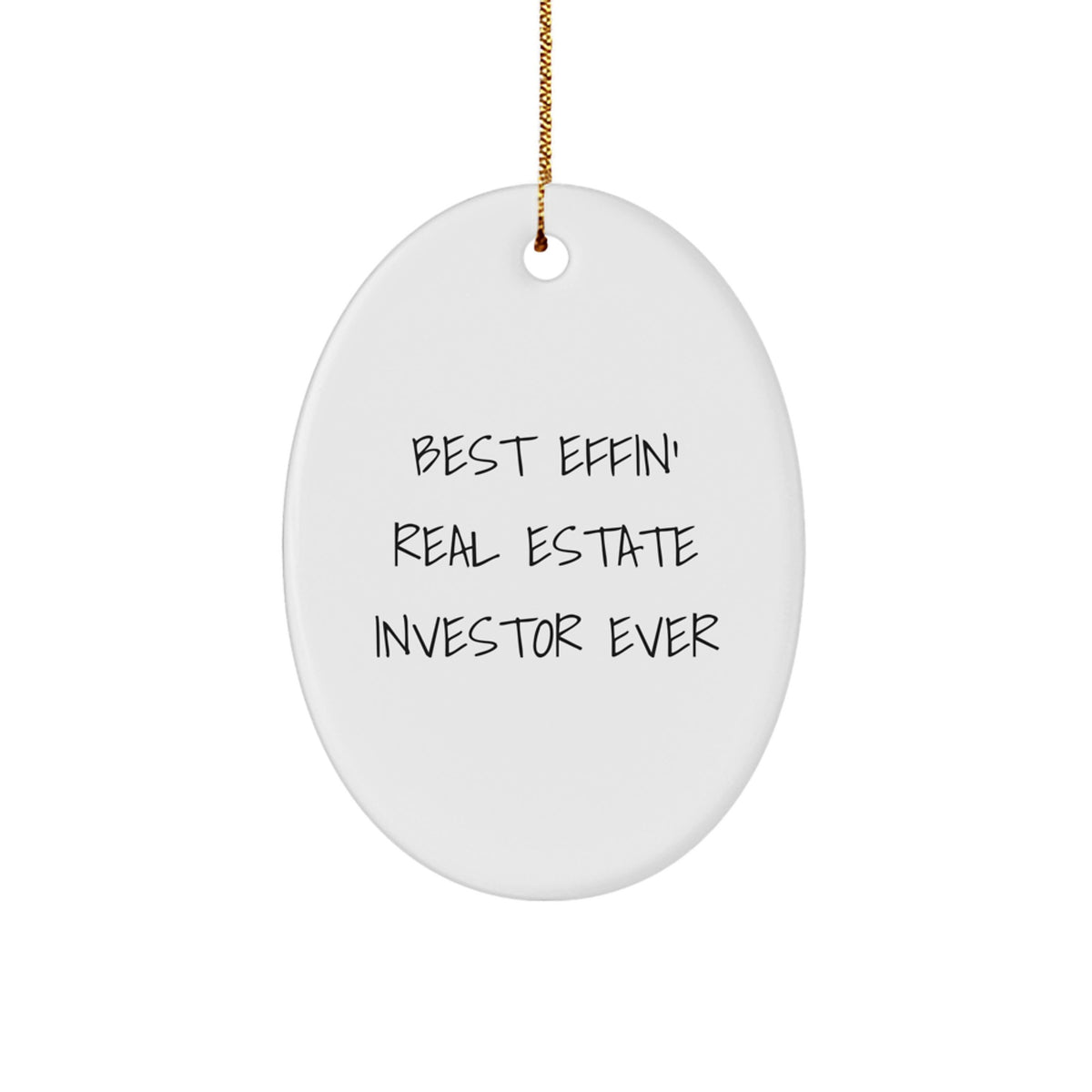 Real Estate Investor Christmas Ornament Gift for Happy Kids Favorite - Image 1