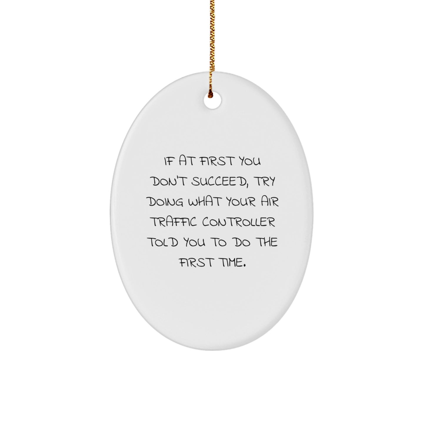 Air Traffic Controller Novelty Christmas Ornament for Friends Gift - Image 1