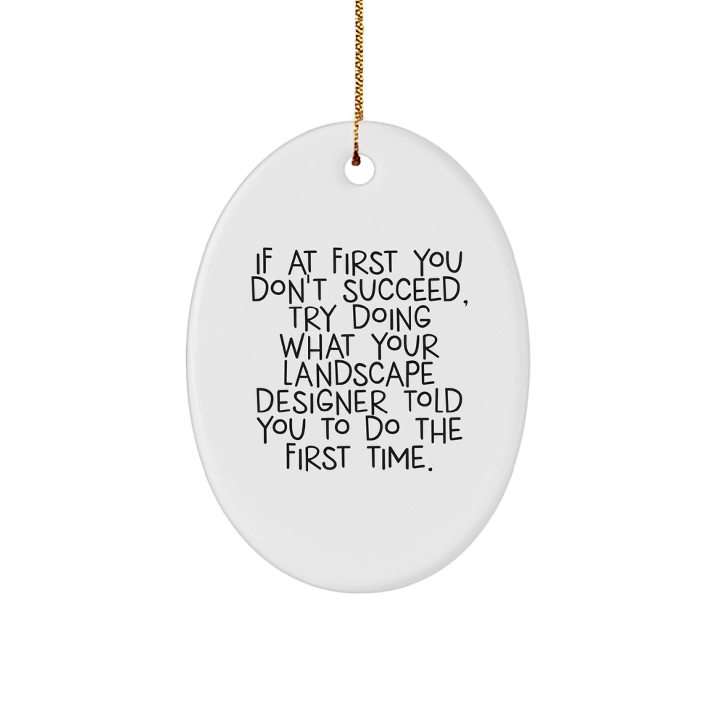 Landscape Designer Christmas Ornament Keepsake for Him Holiday Gift - Image 1