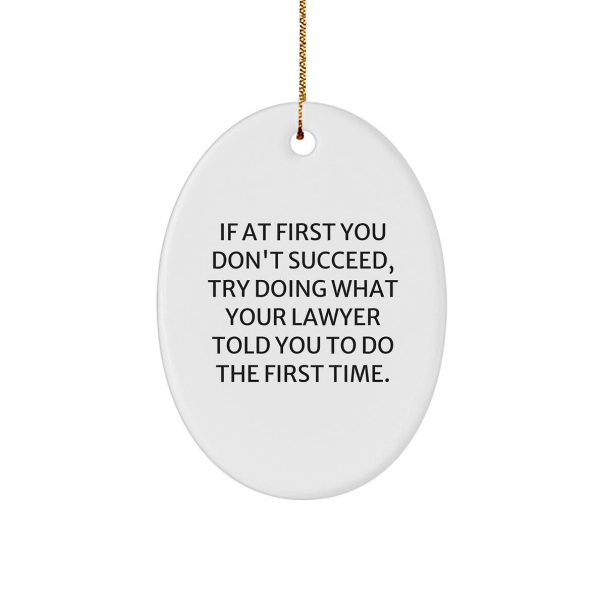 Christmas Gift Lawyer Keepsake Ornament for Her Present - Image 1
