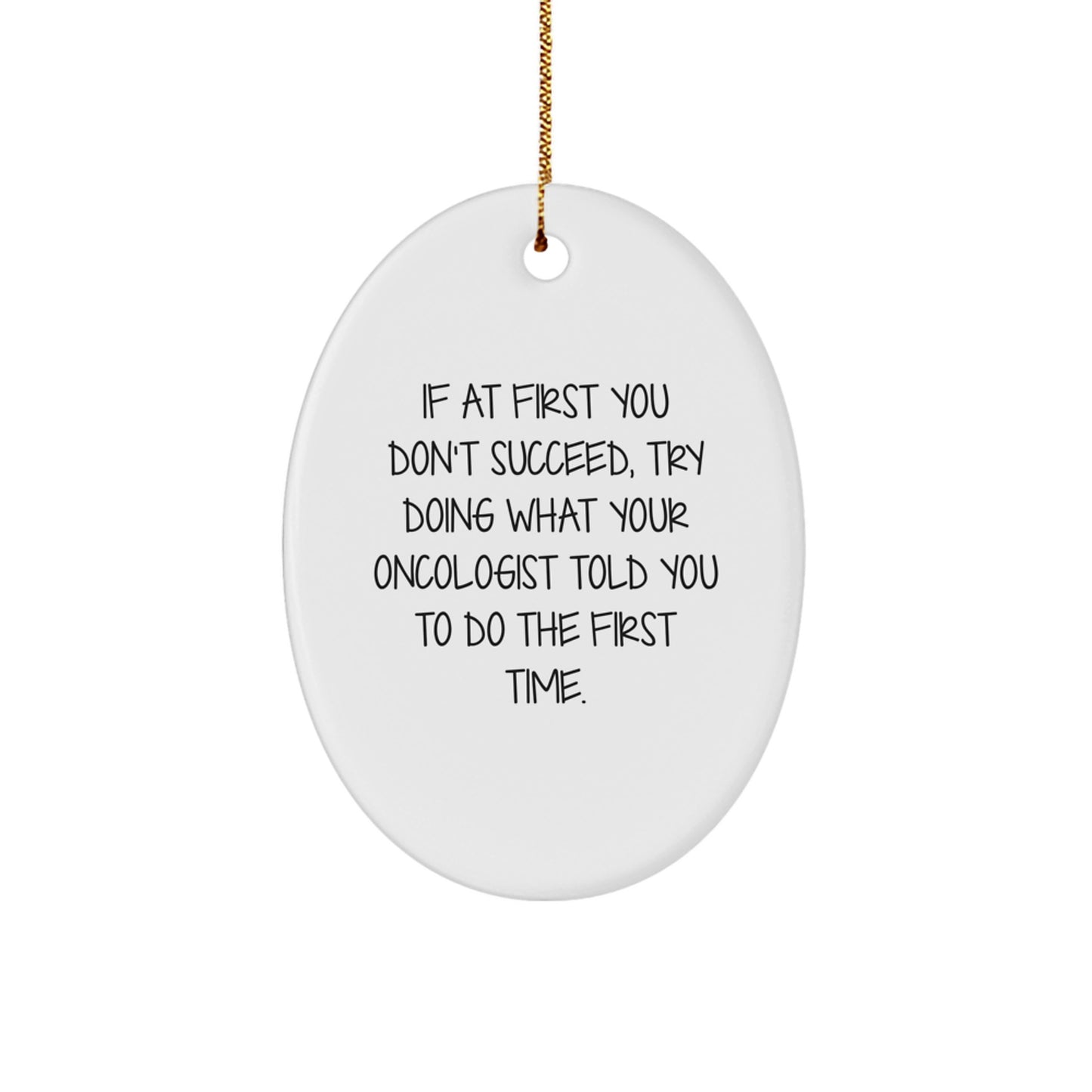 Oncologist Heartfelt Christmas Ornament Keepsake for Him Surprise Gift - Image 1