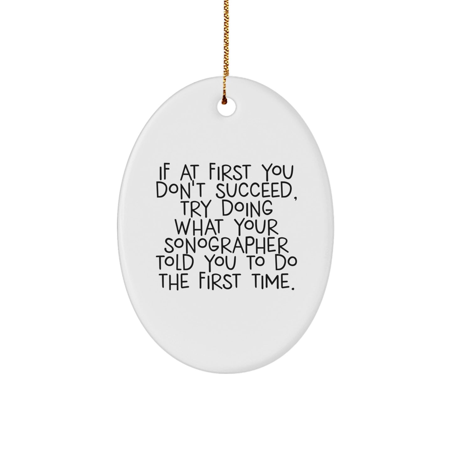 Sonographer Keepsake Christmas Ornament for Him Gift Perfect Holiday - Image 1