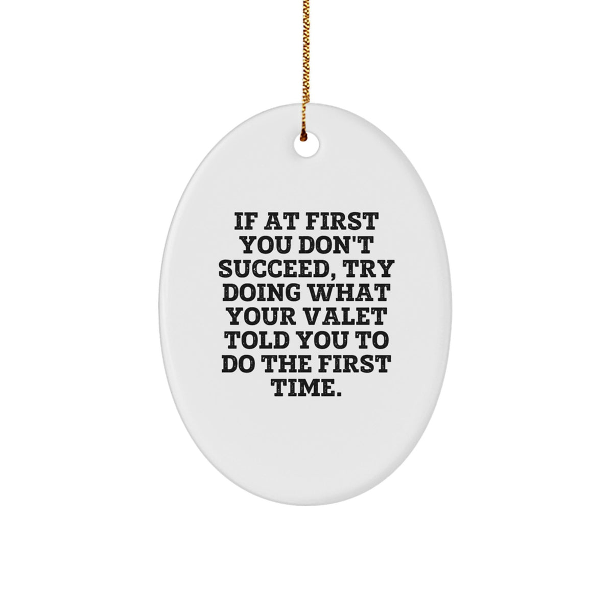 Christmas Gift for Her Valet Keepsake Oval Ornament Bright Present - Image 1