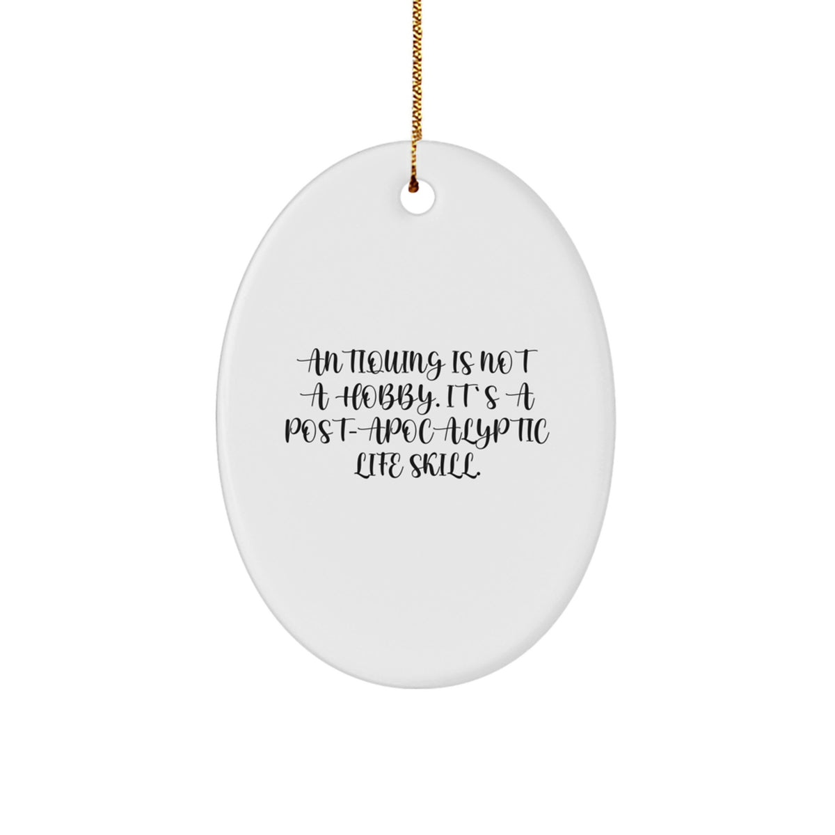 Favorite Christmas Ornament Gift for Kids - Antiquing Is Not A Hobby - Image 1