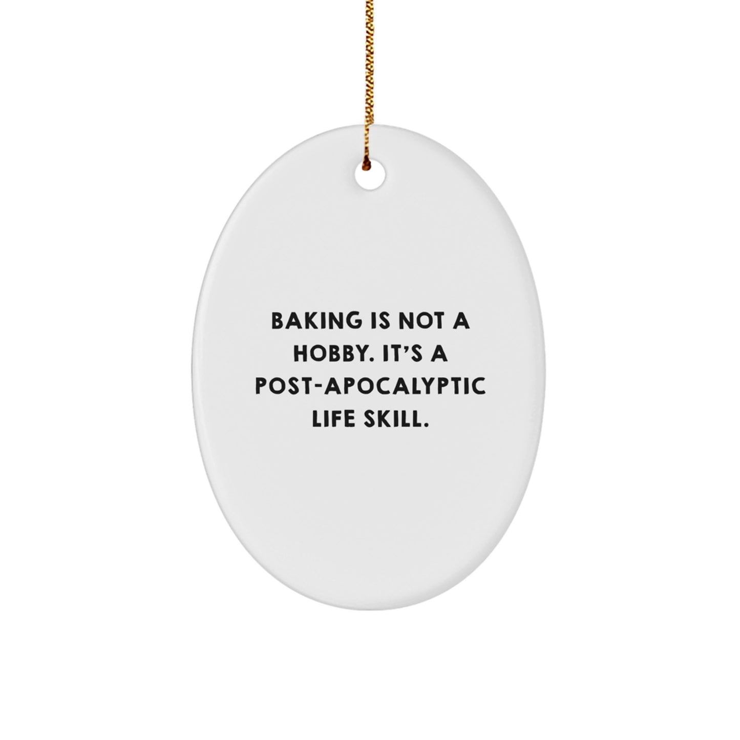 Edgy Baking Novelty Christmas Ornament for Friends Gift - Image 1