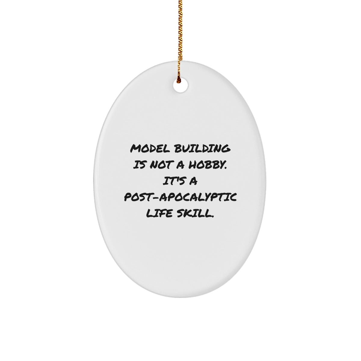 Sassy Model Building Novelty Christmas Ornament for Friends Gift - Image 1