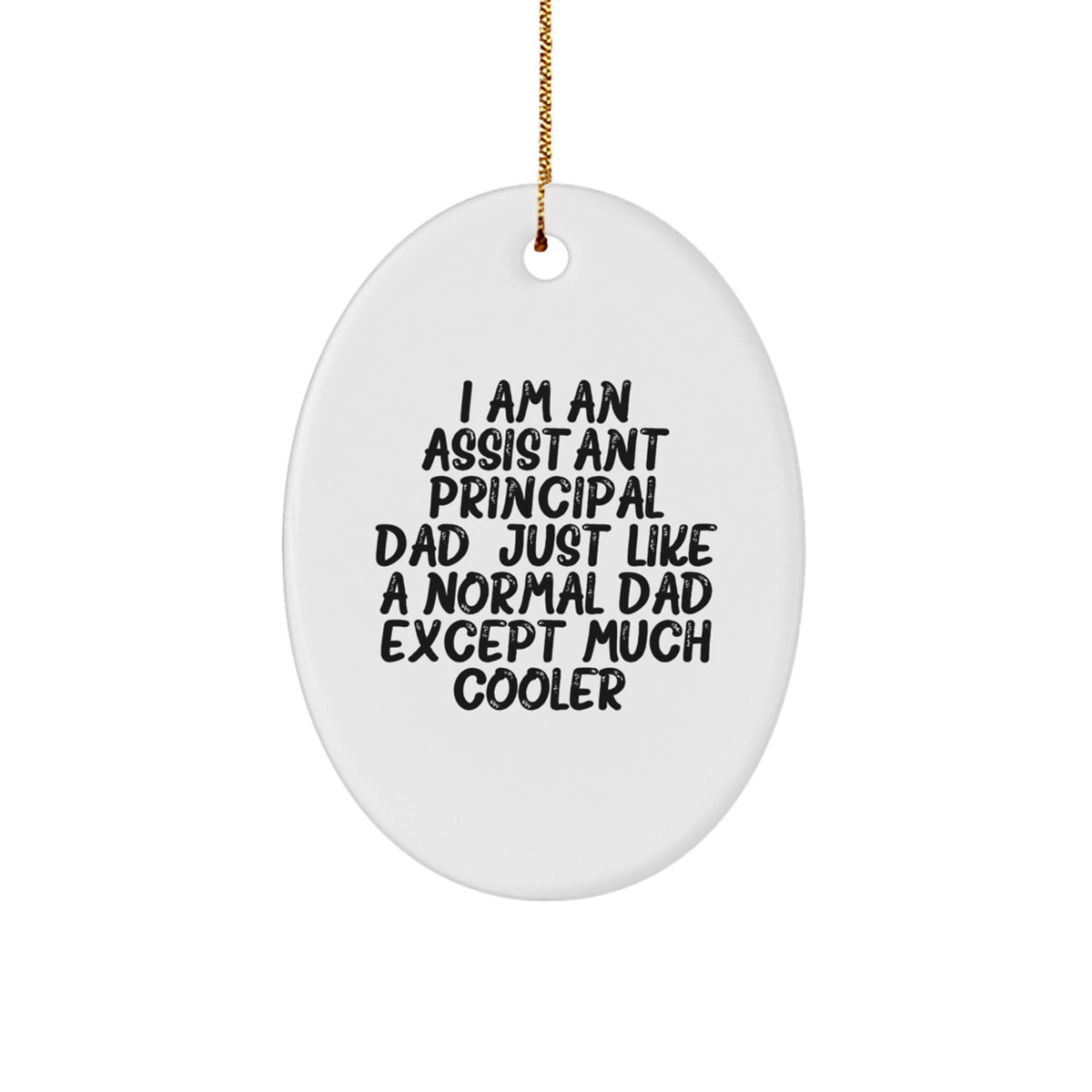 Favorite Assistant Principal Dad Christmas Ornament for Kids Gift - Image 1