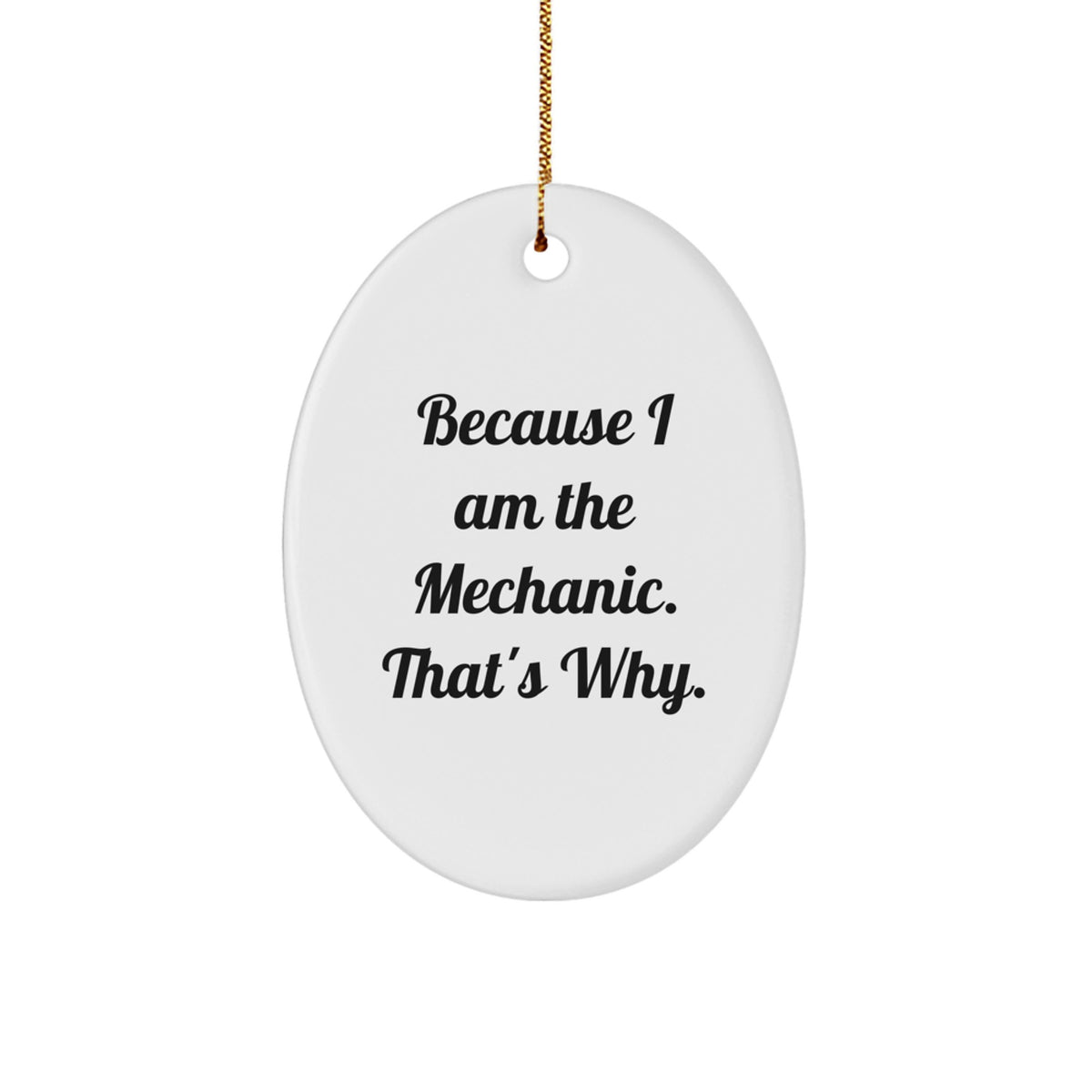 Mechanic Keepsake Heartfelt Christmas Ornament for Him Special Gift - Image 1