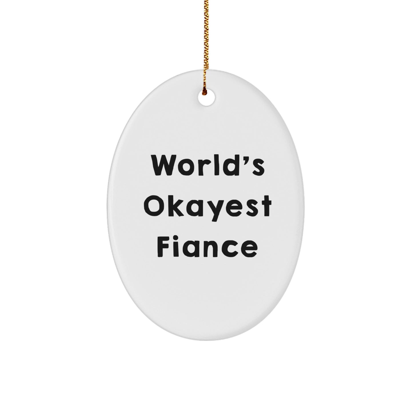 Fiance Treasure Christmas Ornament for Family Gift - Image 1
