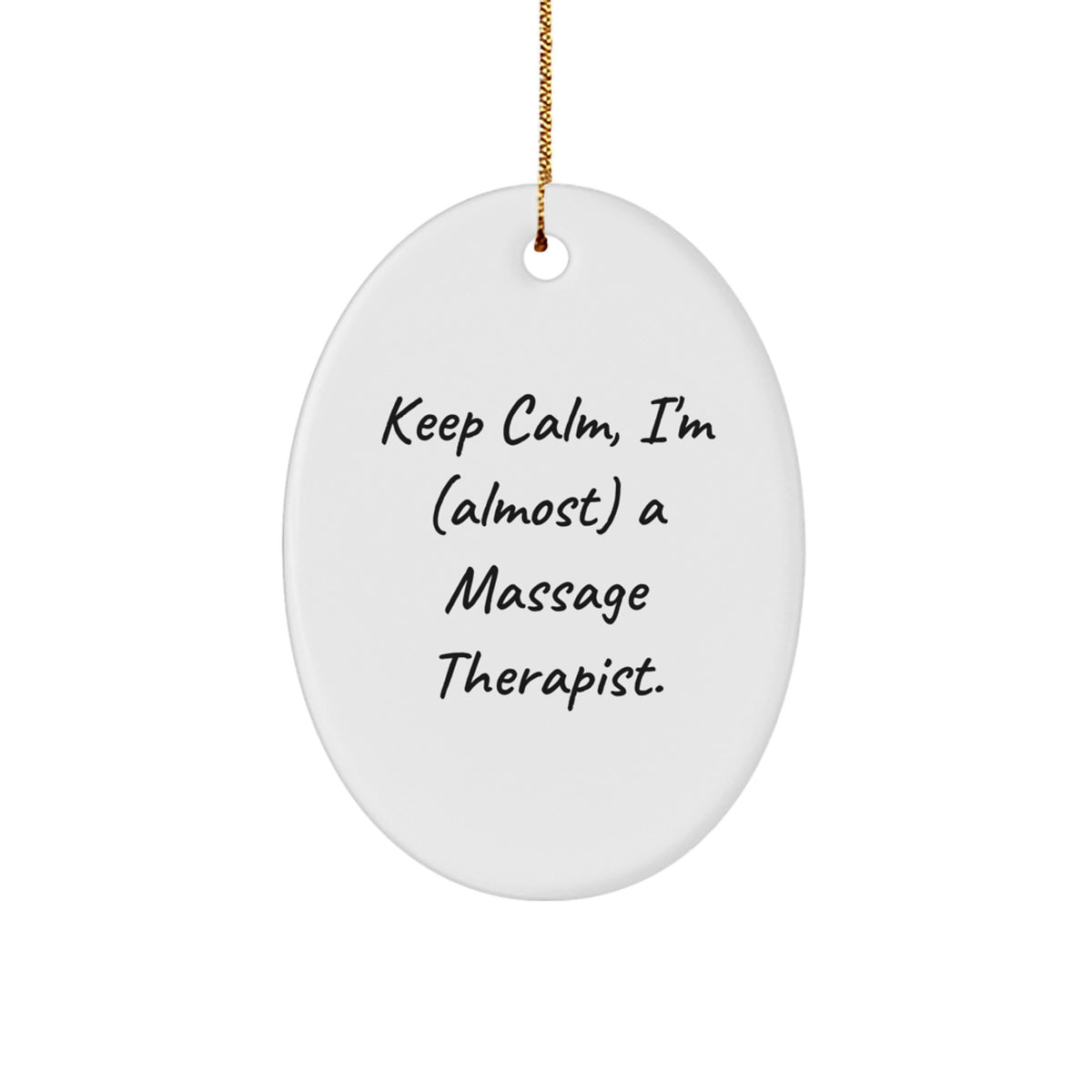 Massage Therapist Keepsake Christmas Ornament for Him Gift - Image 1