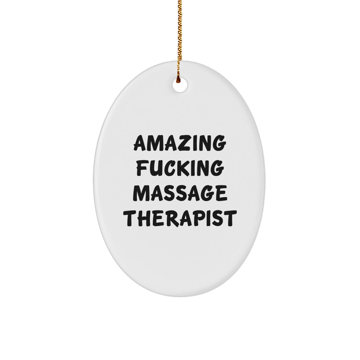 Favorite Massage Therapist Christmas Ornament Gift for Kids Fun - Image 1