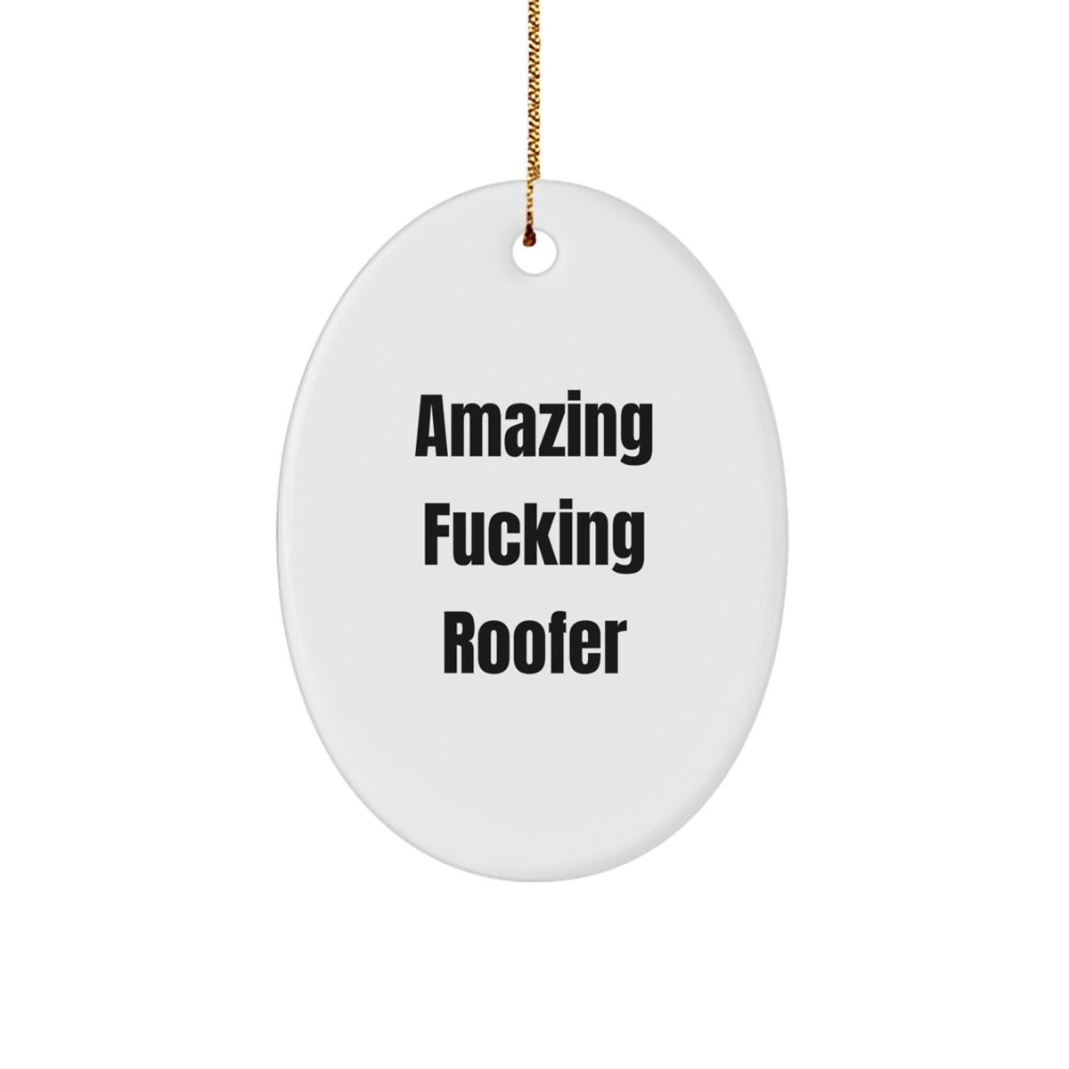 Roofer Christmas Ornament Gift - Companion for a Colleague, Amazing - Image 1