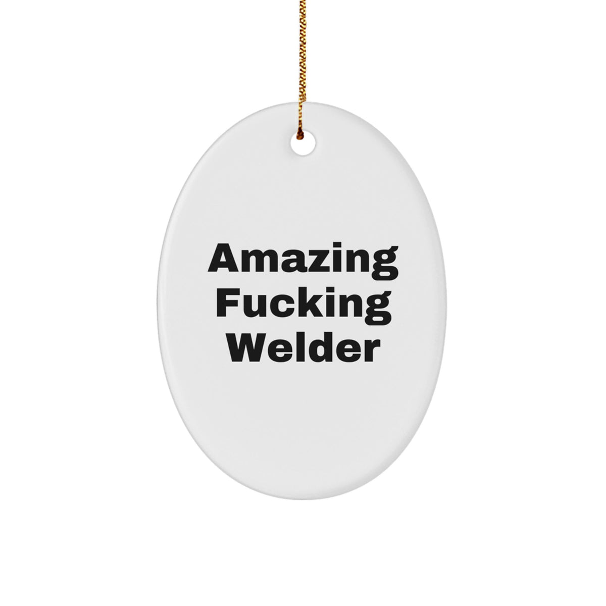 Welder Keepsake Christmas Ornament for Him Gift - Image 1