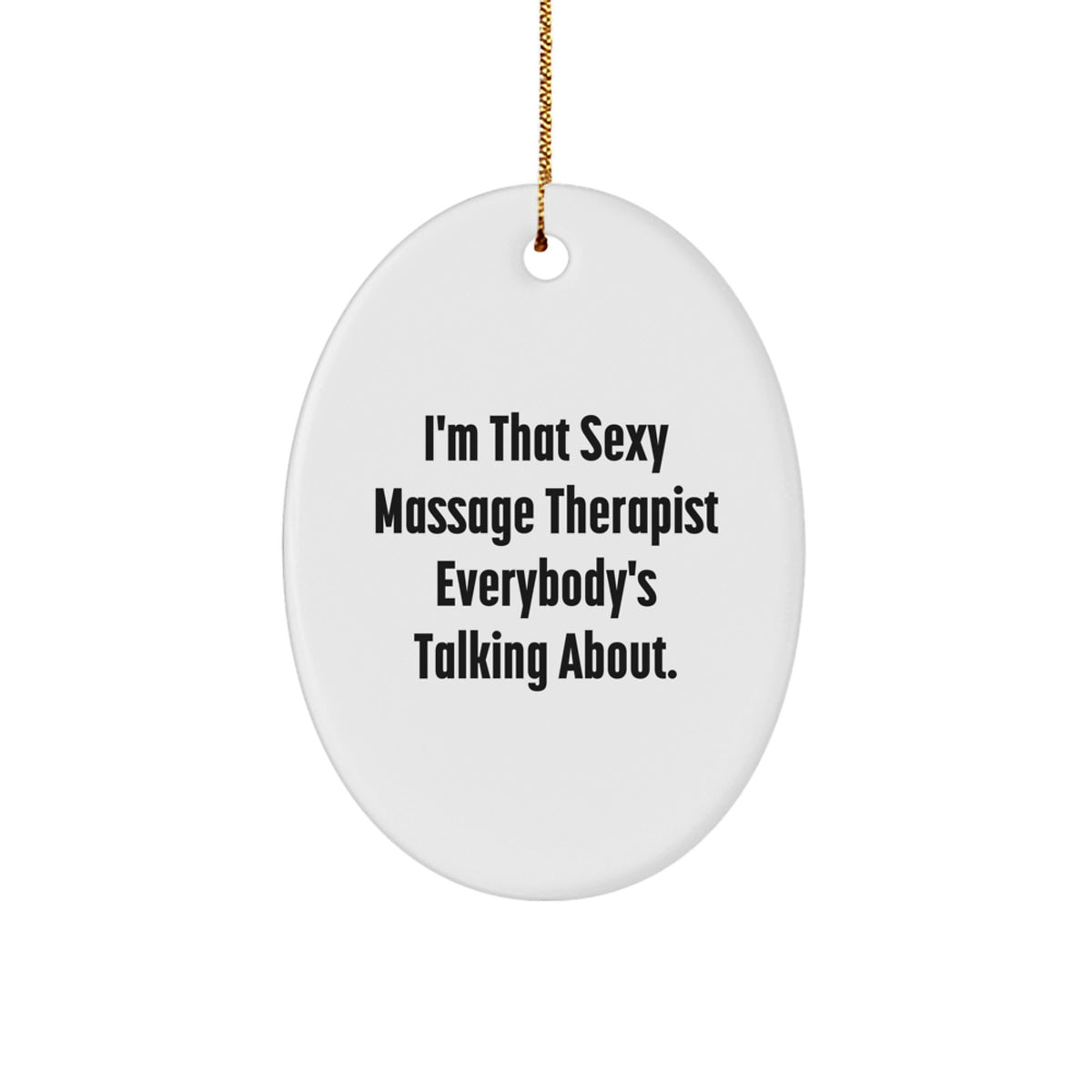 Massage Therapist Favorite Kids Christmas Ornament Gift - Image 1