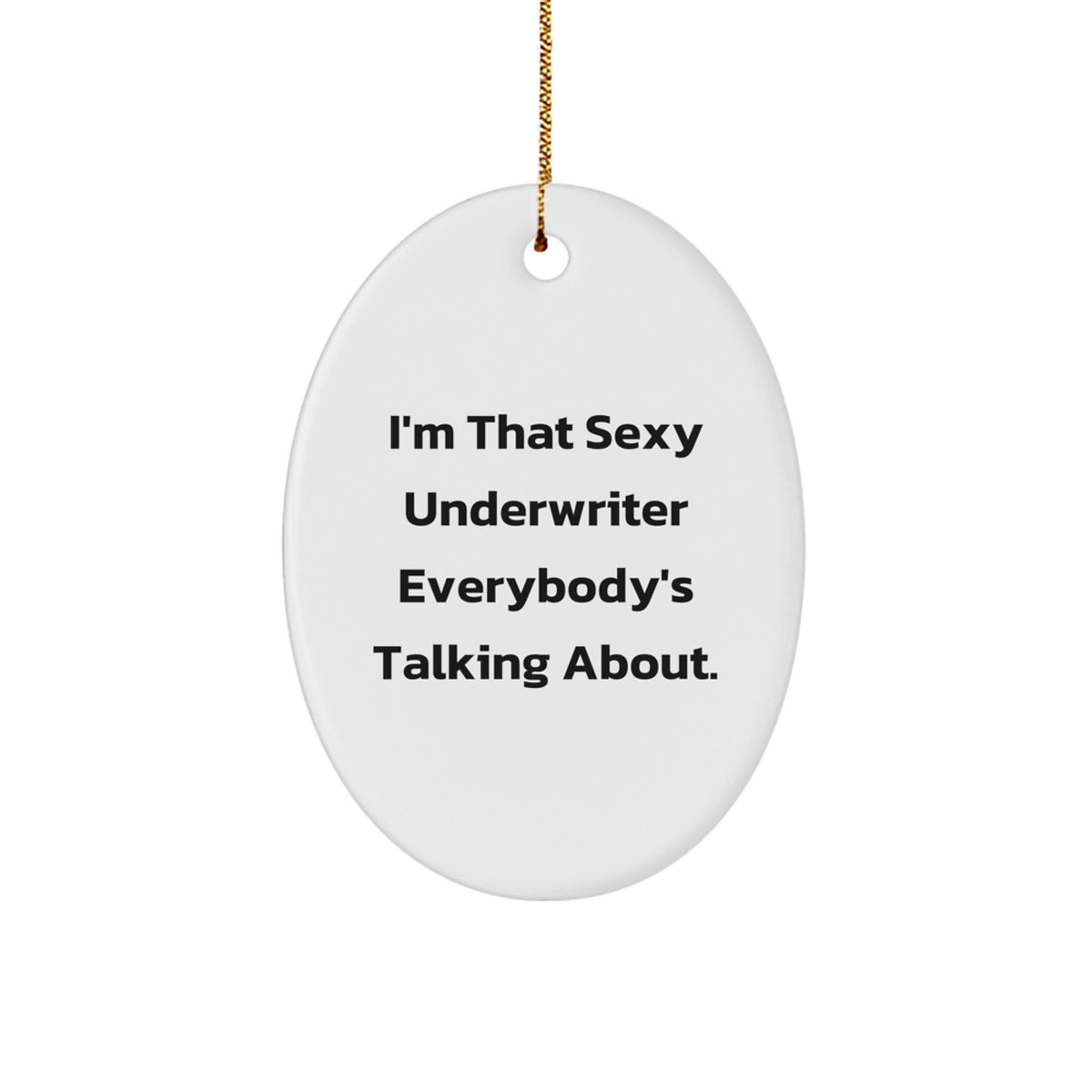 Underwriter Favorite Christmas Ornament for Kids Gift - Image 1
