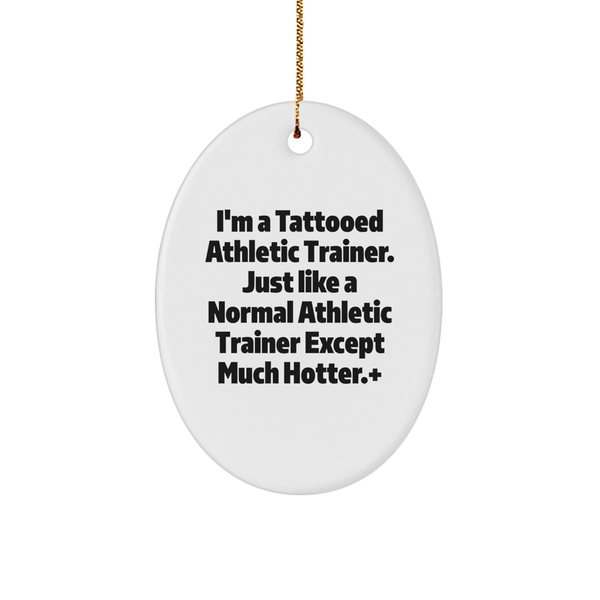 Athletic Trainer Favorite Christmas Ornament for Kids Gift - Image 1