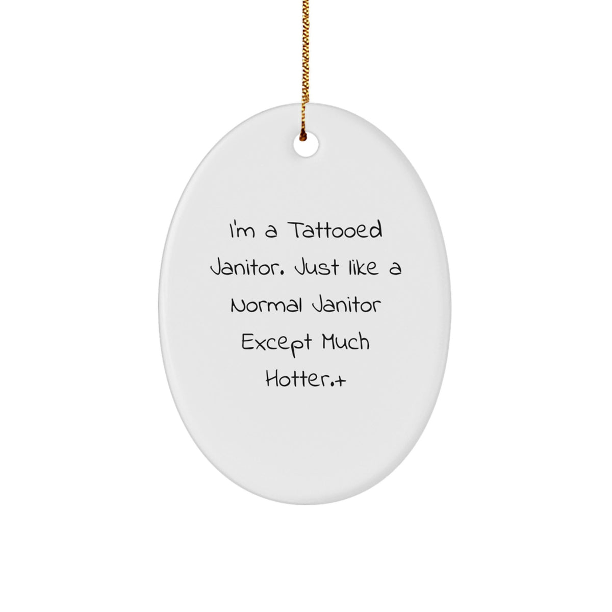 Janitor Keepsake Christmas Ornament for Him Gift - Image 1