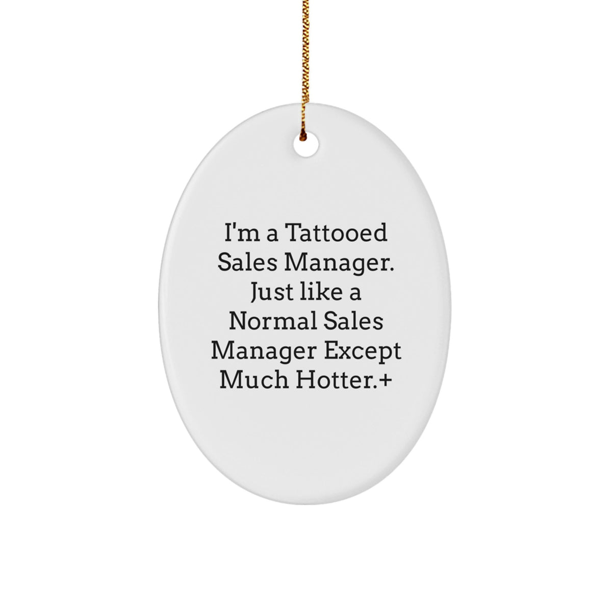 Sales Manager Keepsake Christmas Ornament for Him Holiday Gift - Image 1