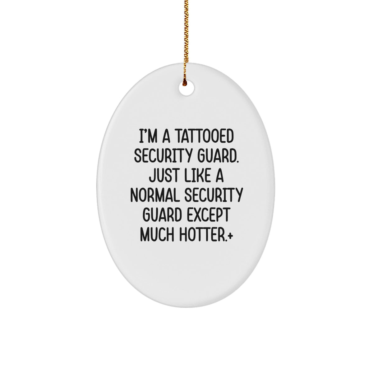 Security Guard Keepsake Christmas Ornament for Him Gift - Image 1