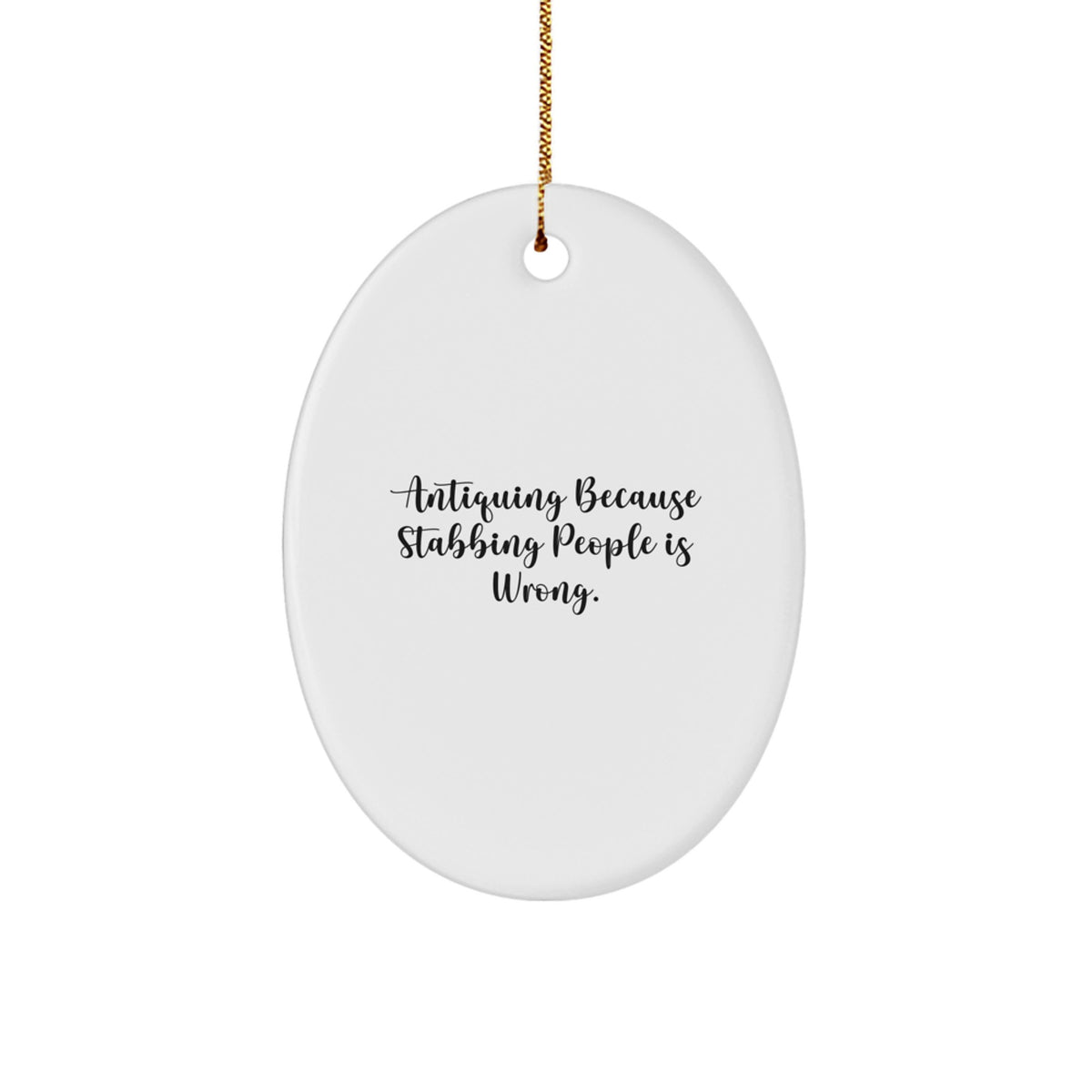 Christmas Gift Antiquing Present for Her - A Humorous Holiday Keepsake - Image 1