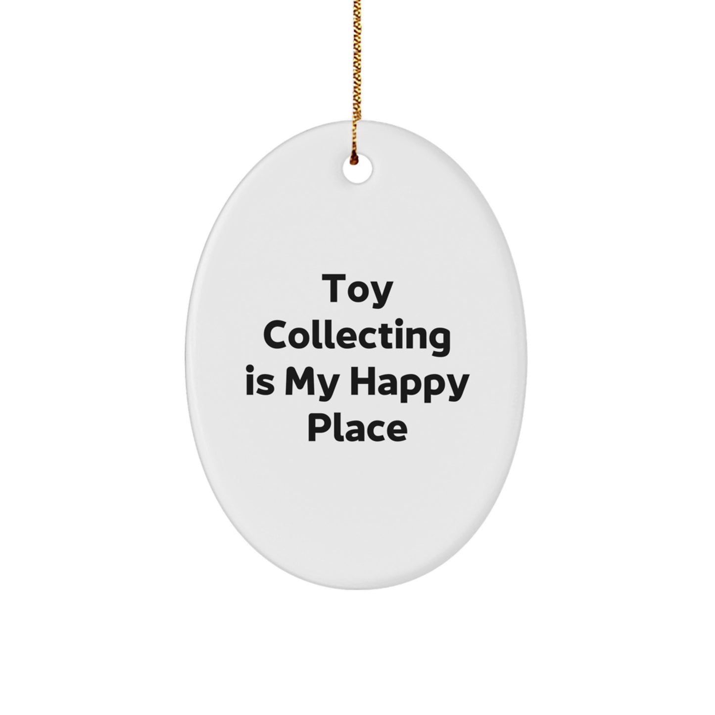 Funny Toy Collecting Gifts from Friends for Oval Ornament Lovers - Christmas Unique Decorations - Image 1