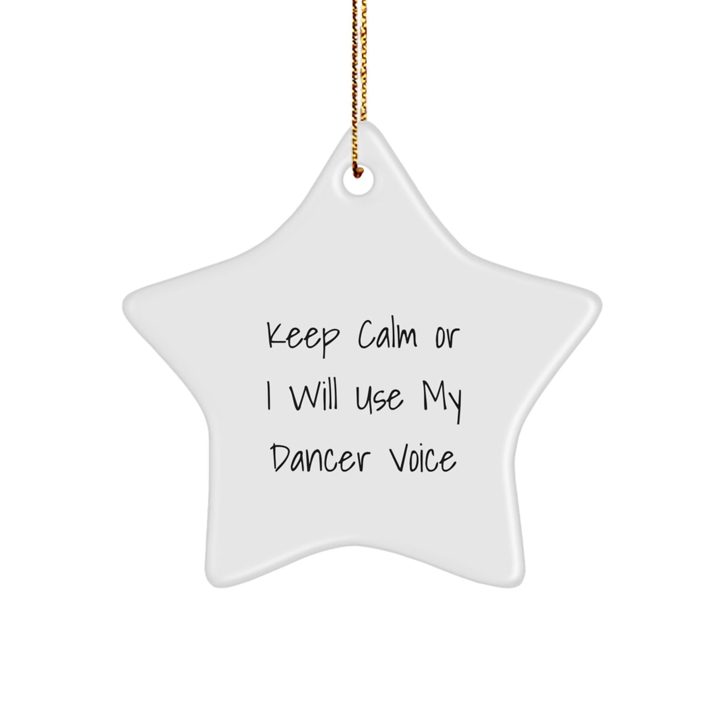 Funny Dancer Star Ornament Gifts from Friends and Family for Dancer Christmas Unique Ornaments - Image 1
