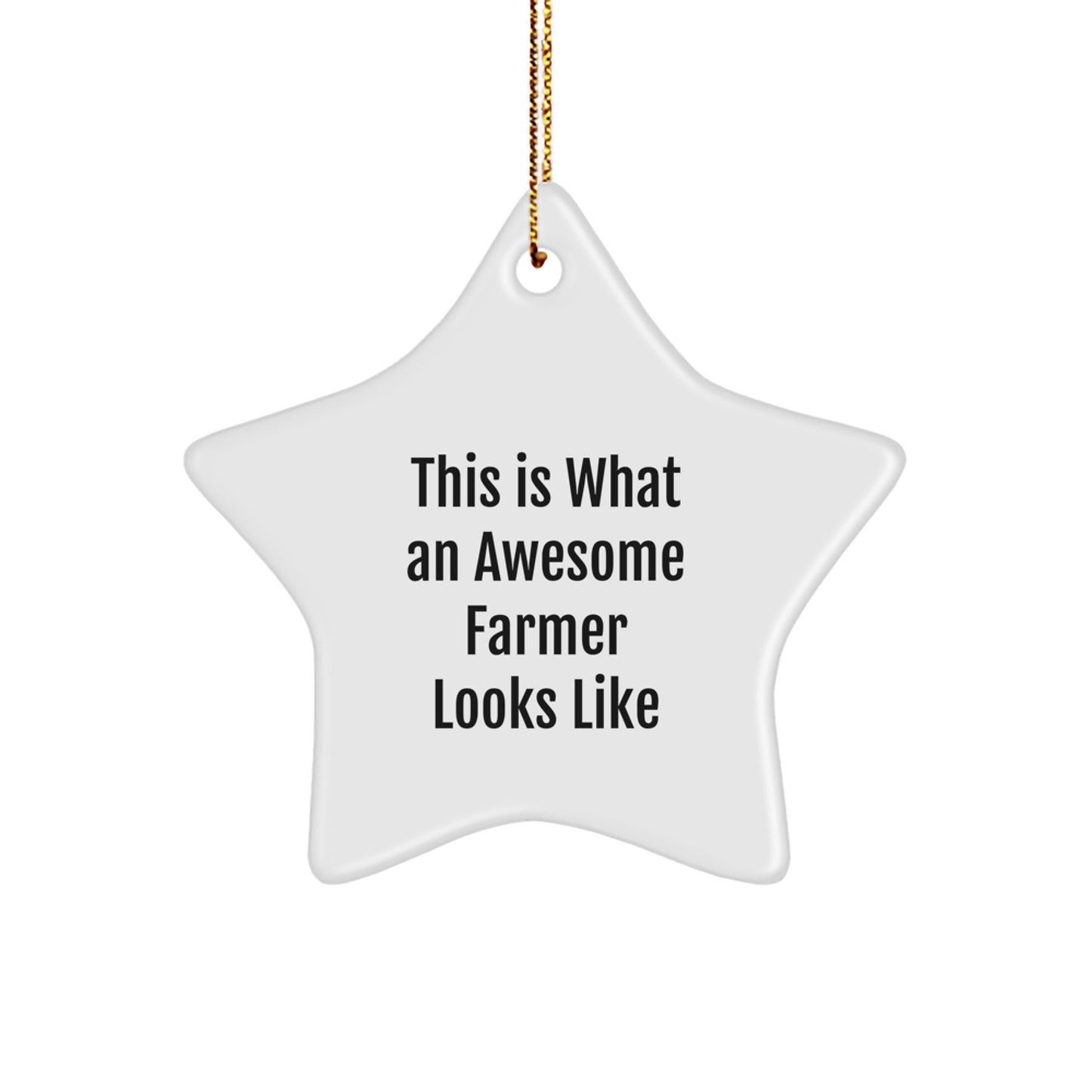 Funny Farmer Gifts from Friends - This Is What An Awesome Farmer Looks Like - Christmas Unique Gifts for Farmer - Image 1