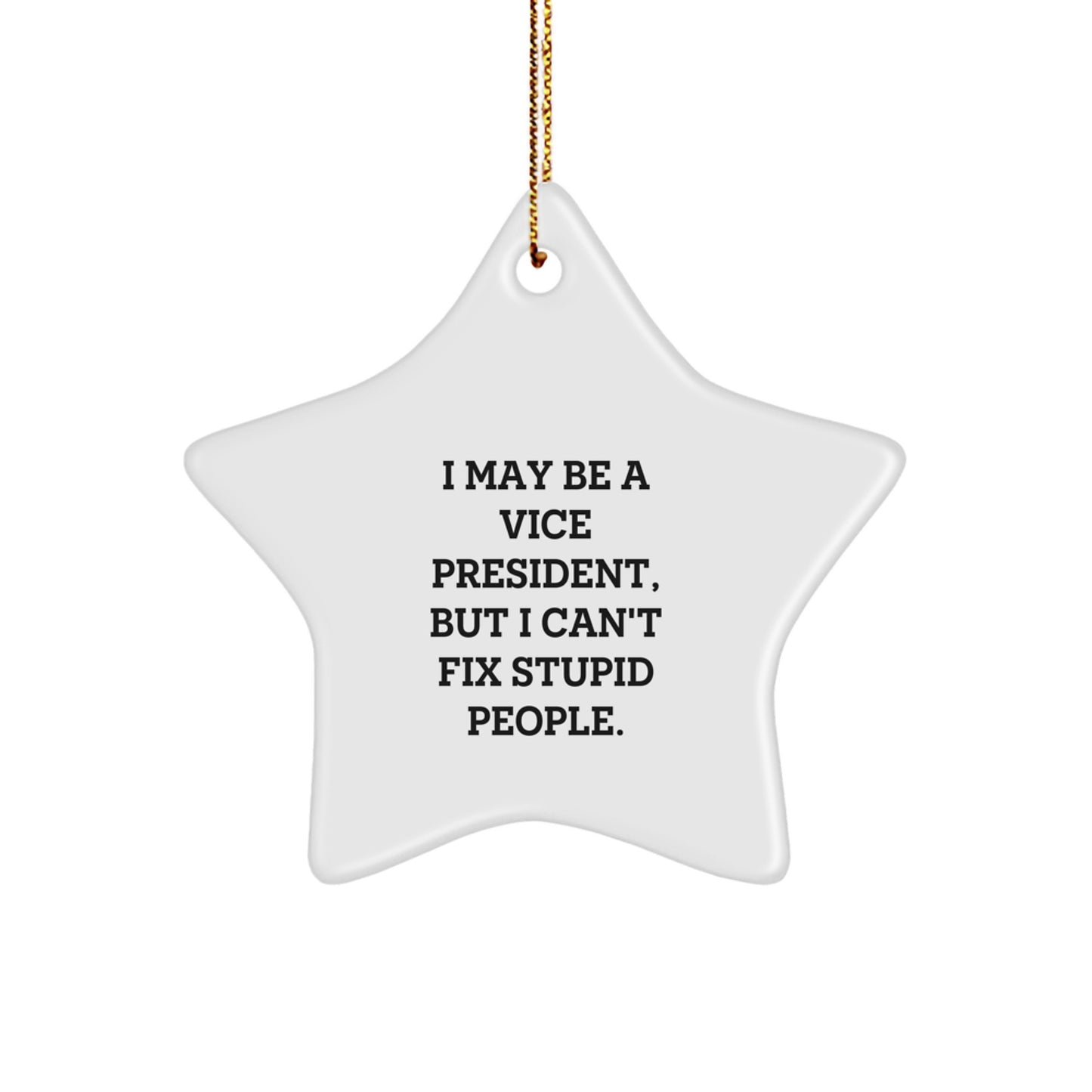 Funny Vice President Gifts for Men Women Friends Family - I May Be A Vice President Star Ornament, Christmas Unique Gifts from Coworkers - Image 1
