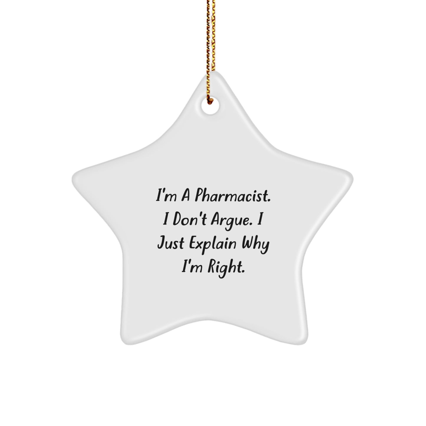 Pharmacist Keepsake Christmas Ornament for Him Gift - Image 1