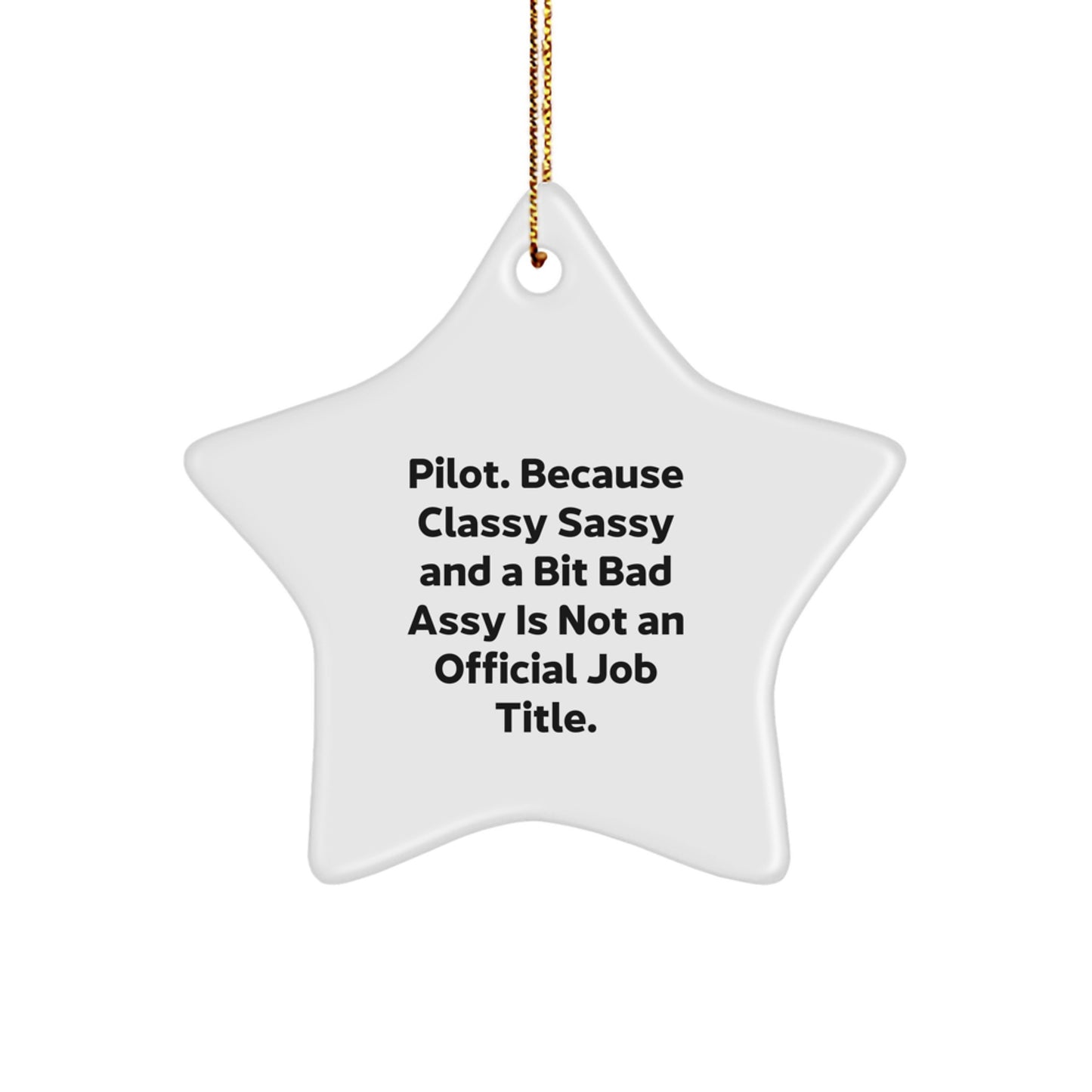 Pilot Keepsake Christmas Ornament for Him Gift - Image 1