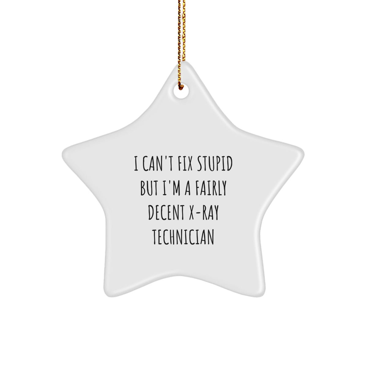 X-Ray Technician Christmas Ornament for Coworkers Idea Humorous Gift - Image 1