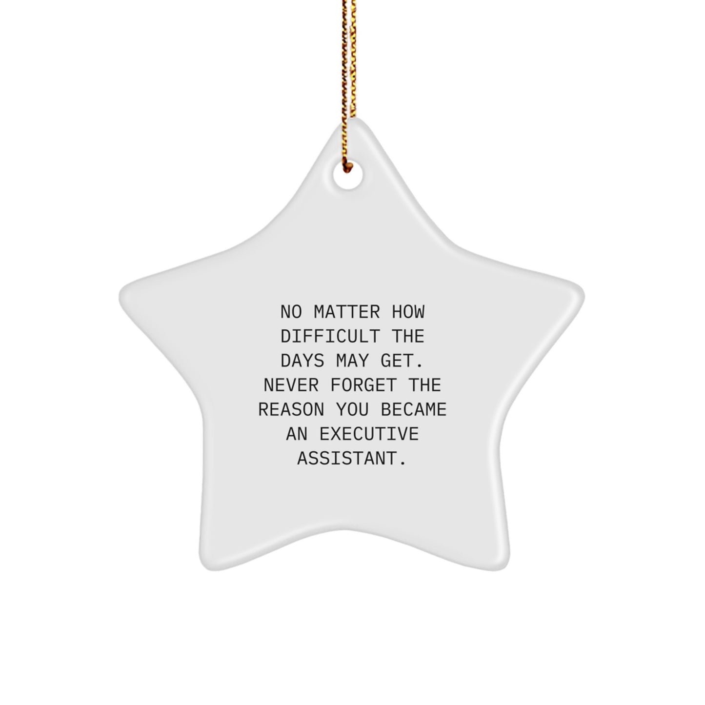 Executive Assistant Keepsake Christmas Ornament for Him Gift - Image 1
