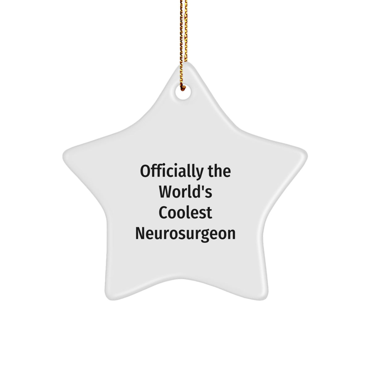 Neurosurgeon Keepsake Christmas Ornament for Him Gift – Officially Cool - Image 1