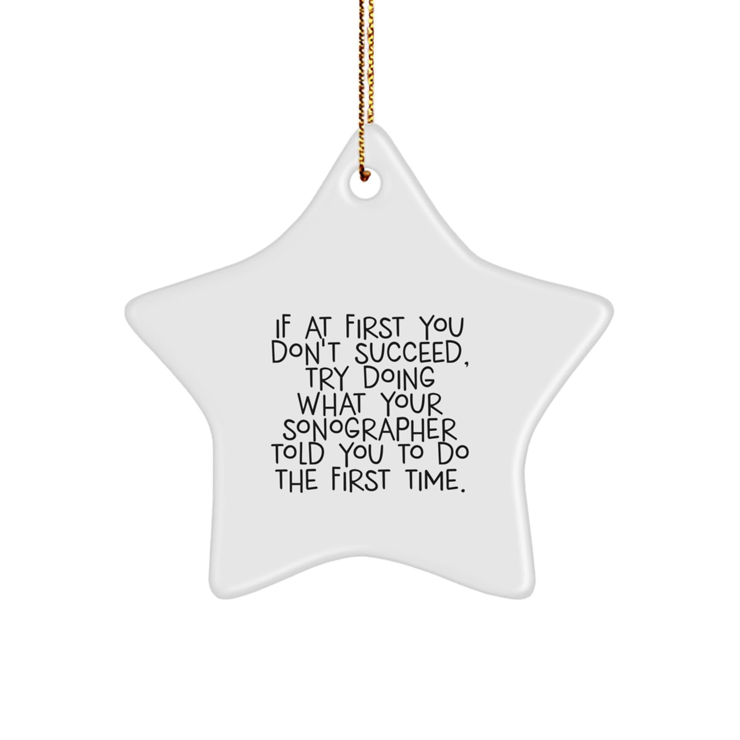 Sonographer Keepsake Christmas Ornament for Him Heartfelt Gift - Image 1