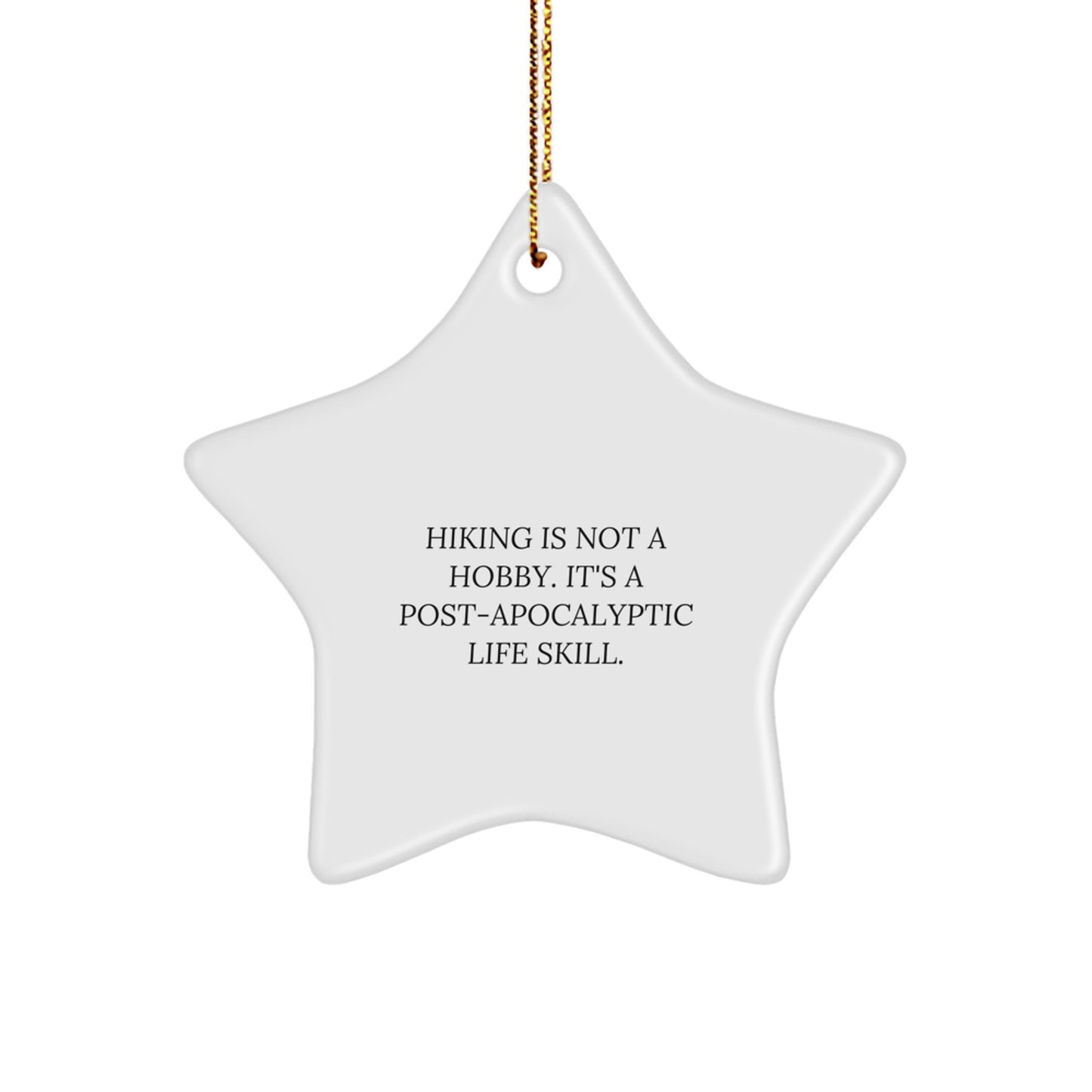 Hiking Adventure Keepsake Trailblazer Christmas Ornament for Him Gift - Image 1