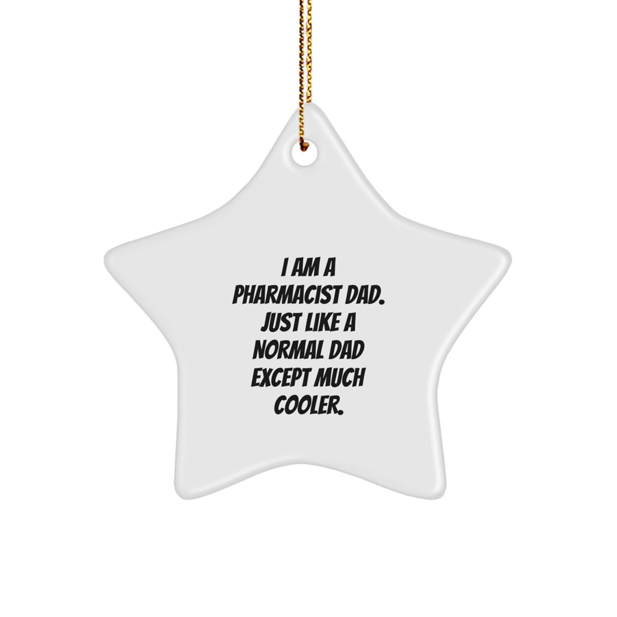 Pharmacist Star Ornament Idea for Coworkers Christmas Gift - Image 1